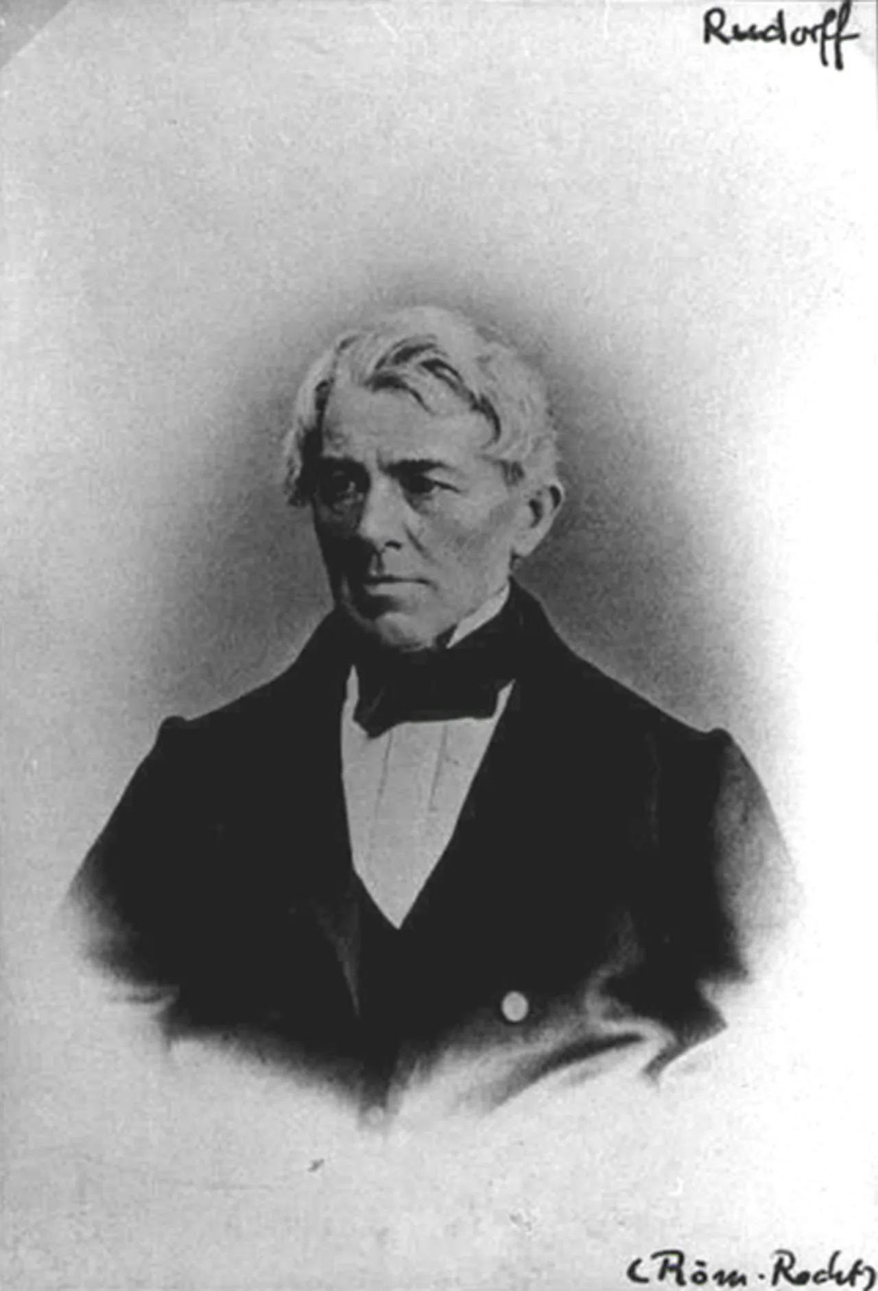 Porträt von Adolf August Friedrich Rudorff (1803–1873) – Gedenkseite