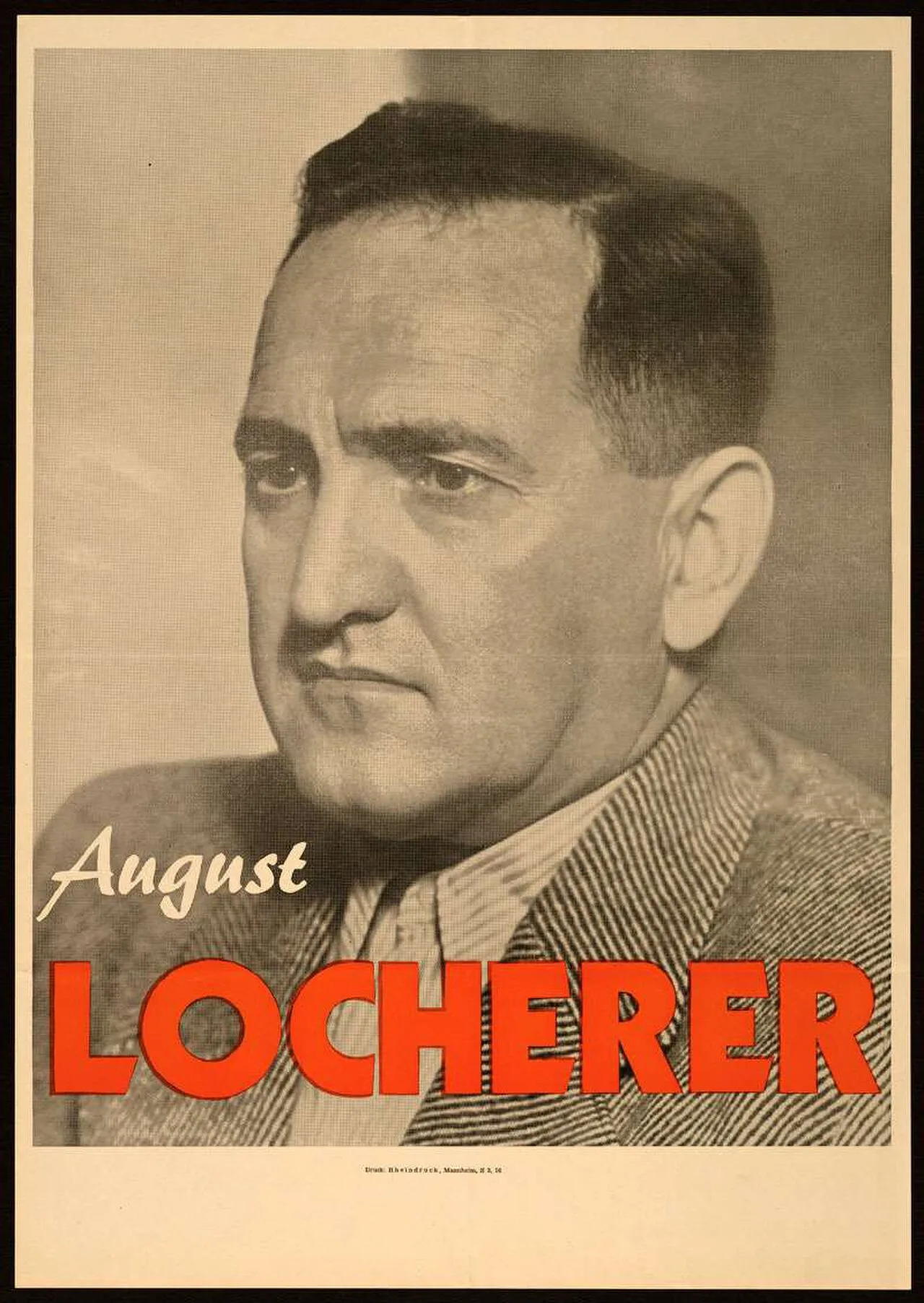 Porträt von August Locherer (1902–1998) – Gedenkseite