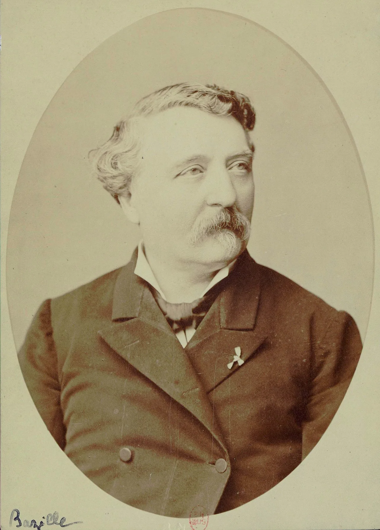 Porträt von Auguste Bazille (1828–1891) – Gedenkseite