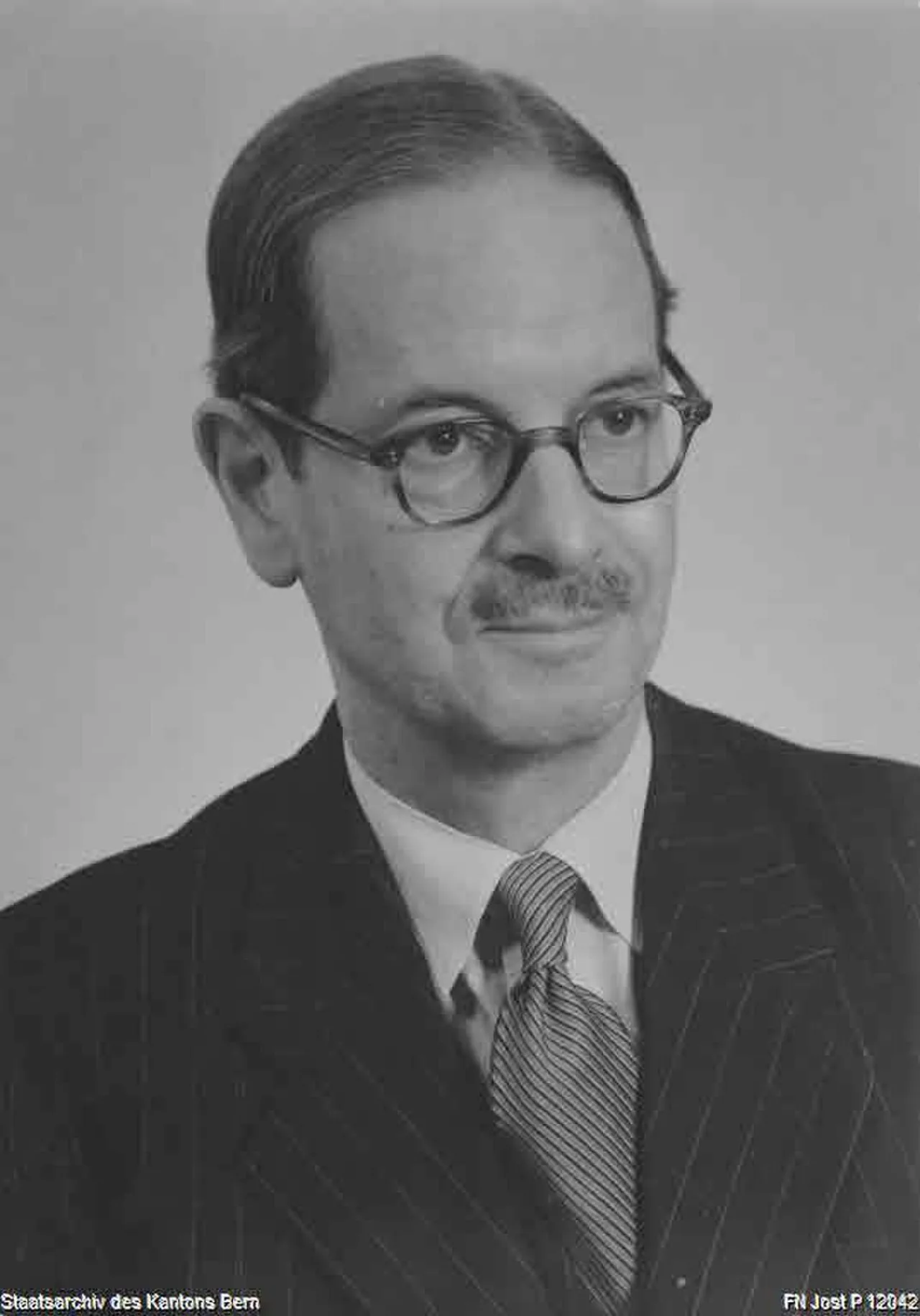 Portrait of Augustin Lusser (1896–1973) – memorial page