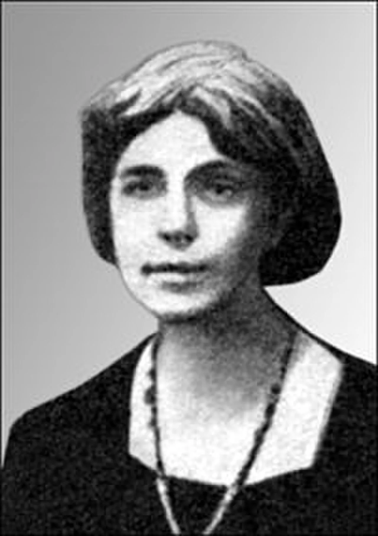Porträt von Olga Dmitrievna Bagalei-Tatarinova (1890–1942) – Gedenkseite