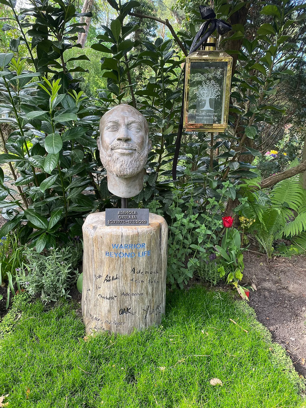 Portrait of Ademola Okulaja (1975–2022) – memorial page