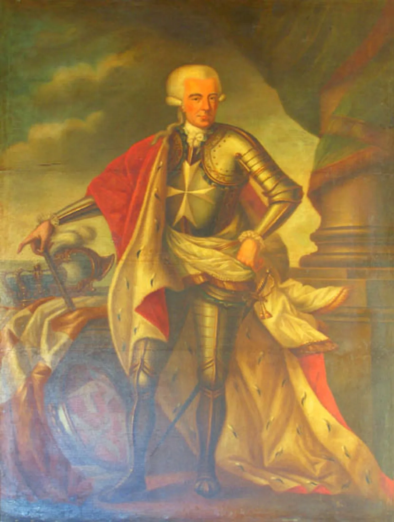 Porträt von Ferdinand von Hompesch zu Bolheim (1744–1805) – Gedenkseite