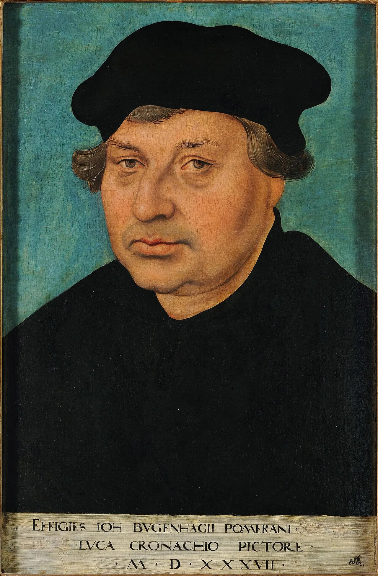 Porträt von Johannes Bugenhagen (1485–1558) – Gedenkseite