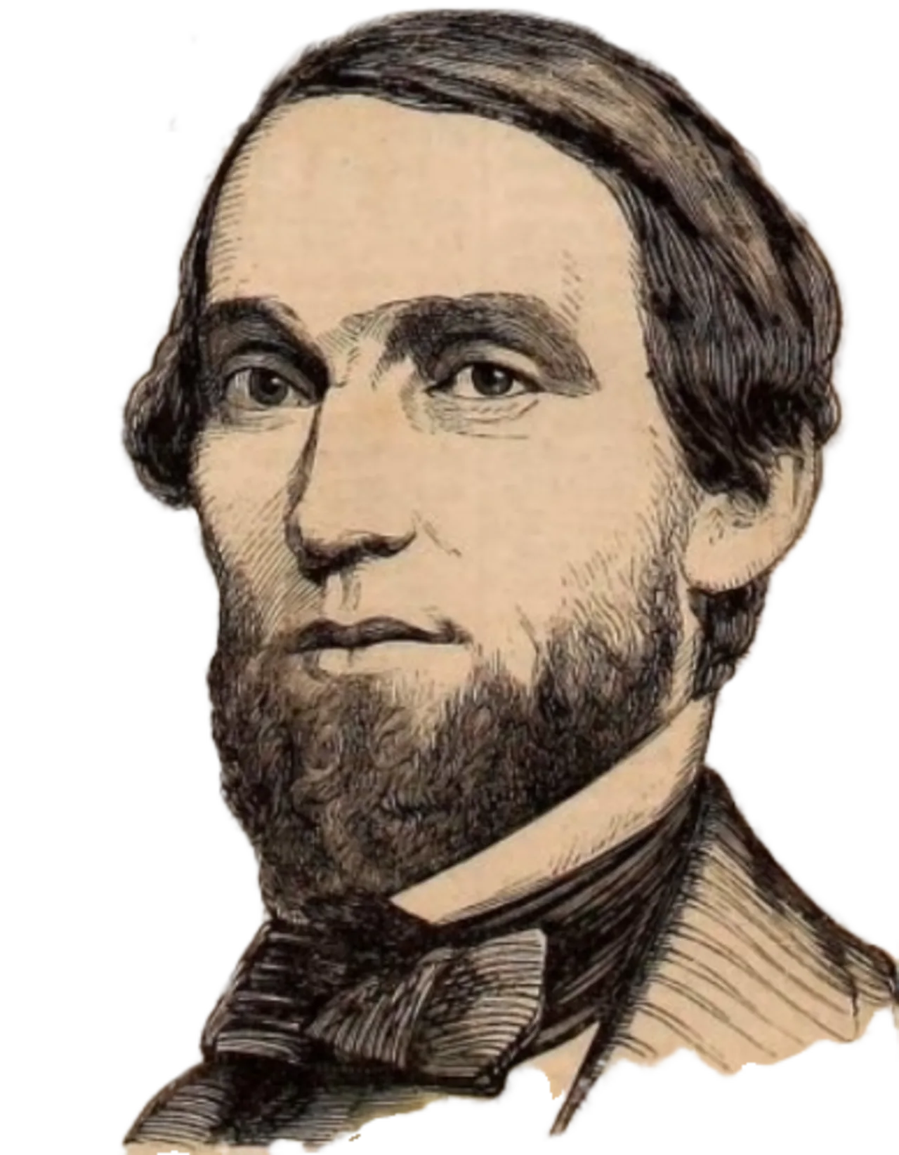 Porträt von David Clopton (1820–1892) – Gedenkseite