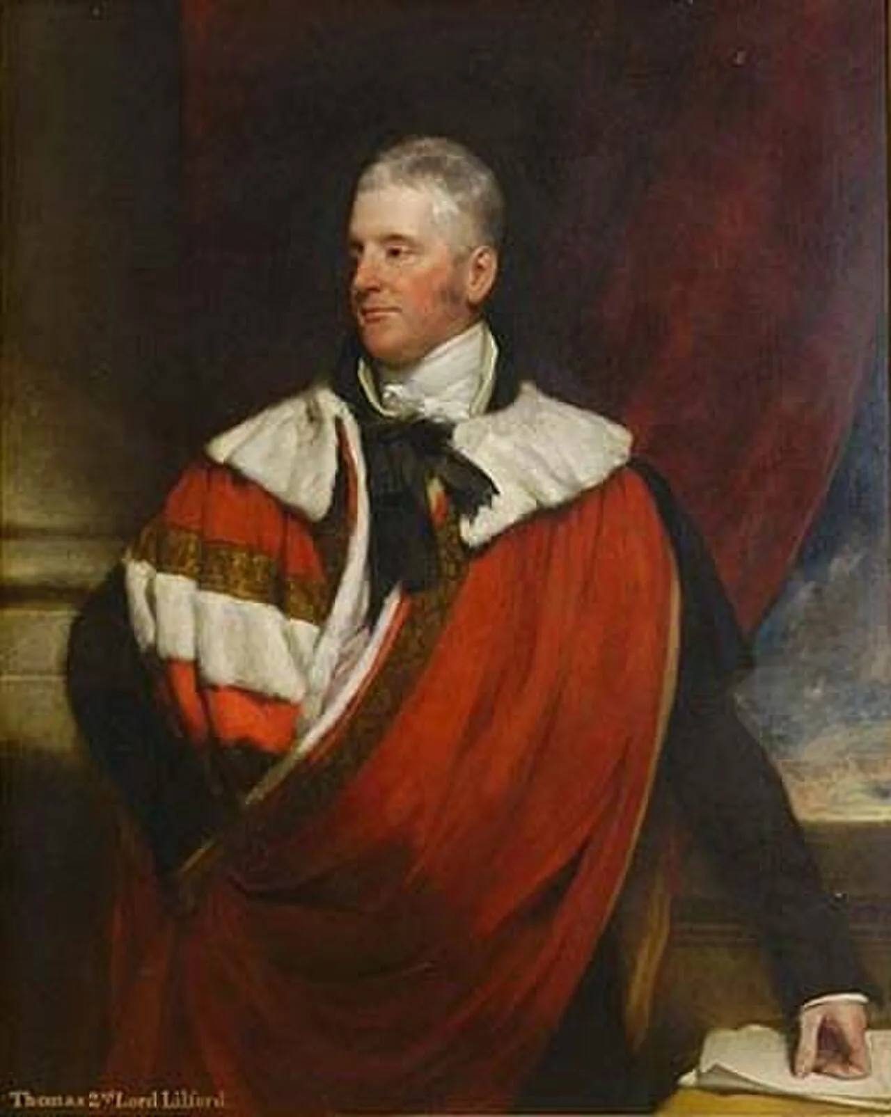 Portrait of Thomas Powys, 2nd Baron Lilford (1775–1825) – memorial page