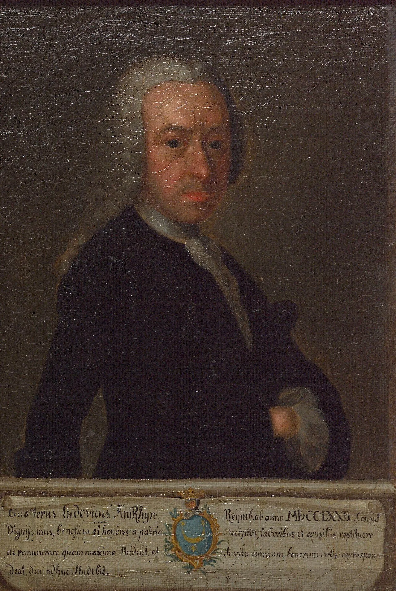 Porträt von Walter Ludwig Leonz Amrhyn (1716–1793) – Gedenkseite