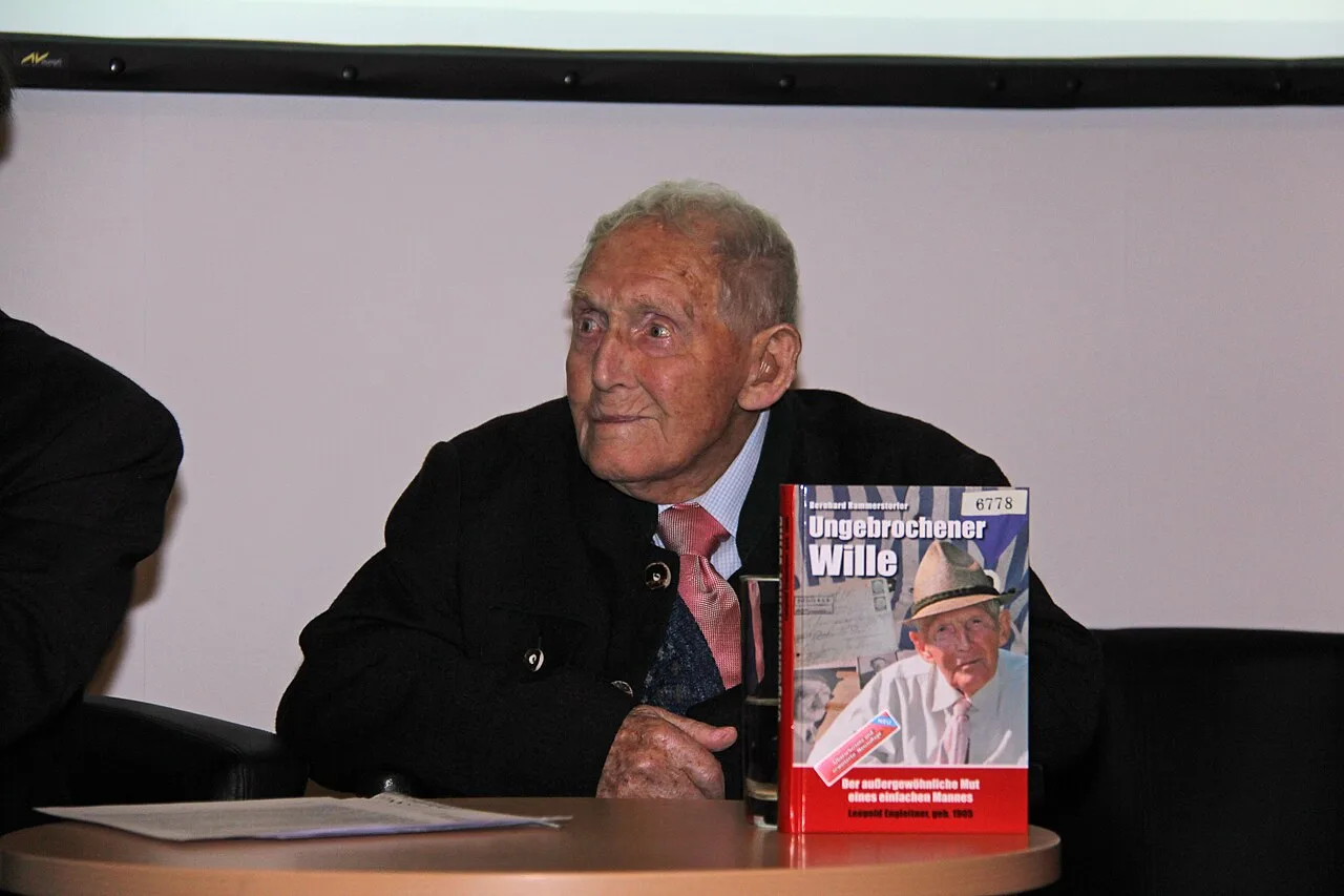 Portrait of Leopold Engleitner (1905–2013) – memorial page