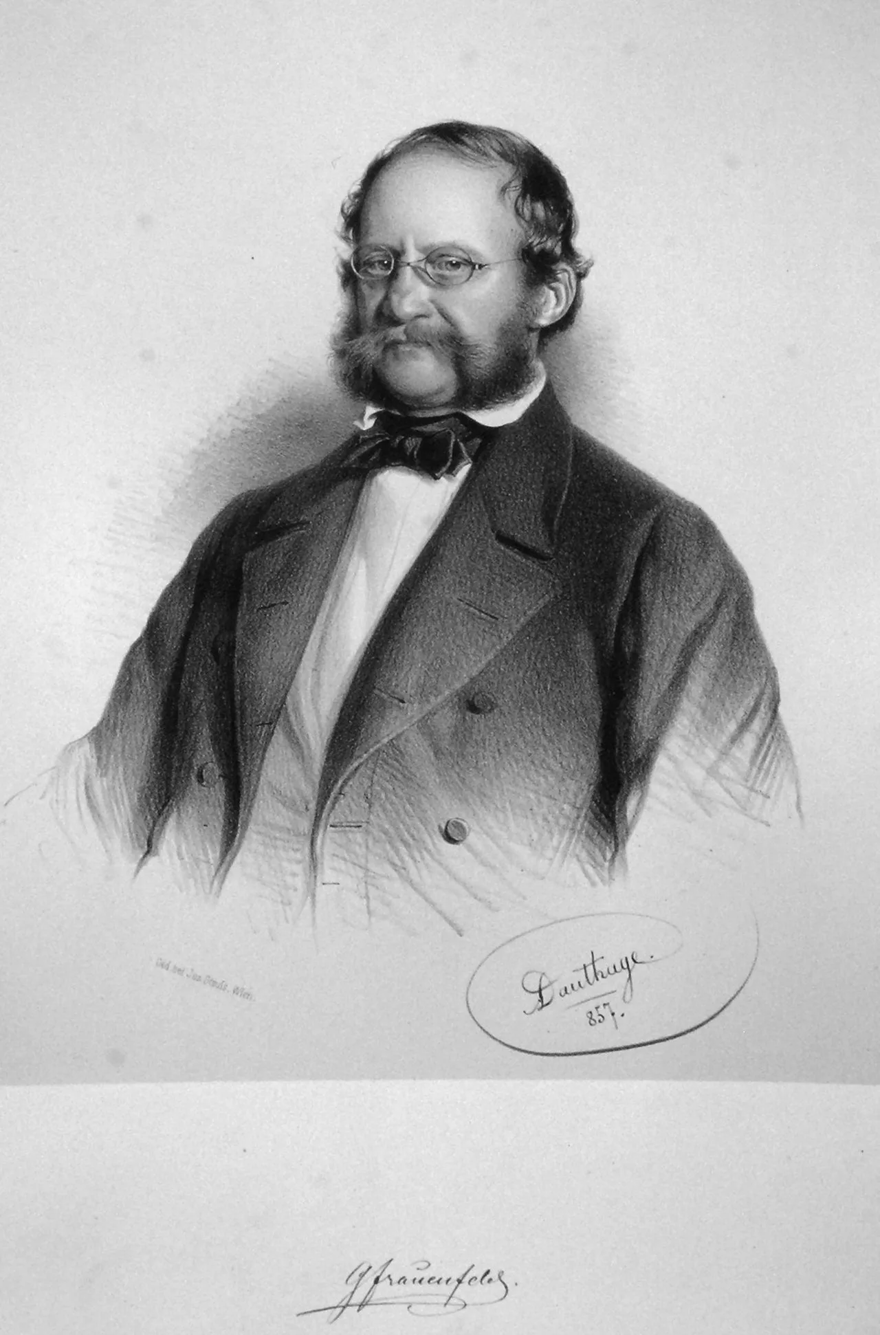Portrait of Georg von Frauenfeld (1807–1873) – memorial page