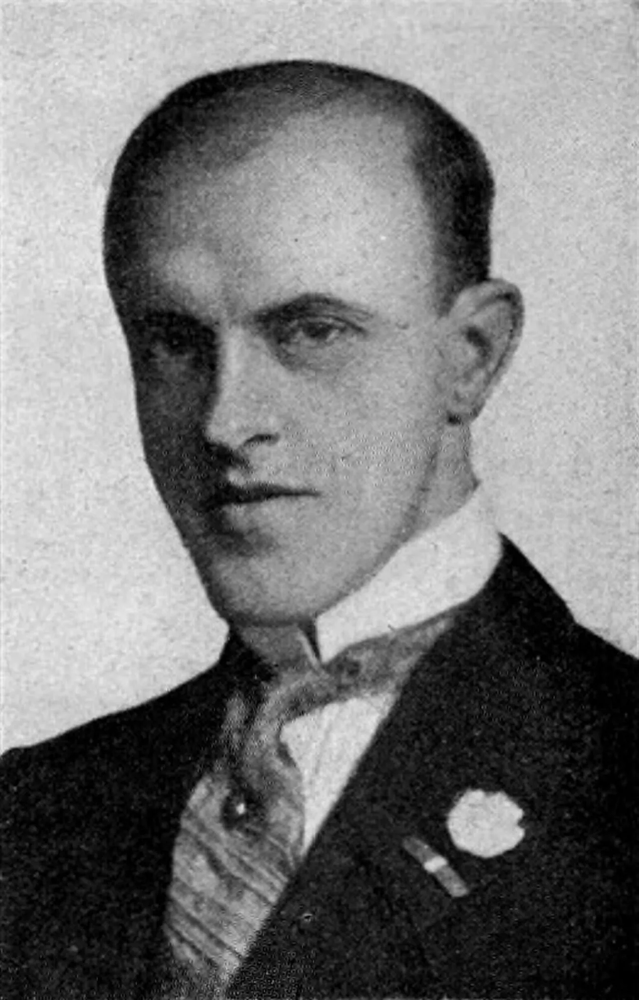 Porträt von Josef Tvrzický (1884–1920) – Gedenkseite