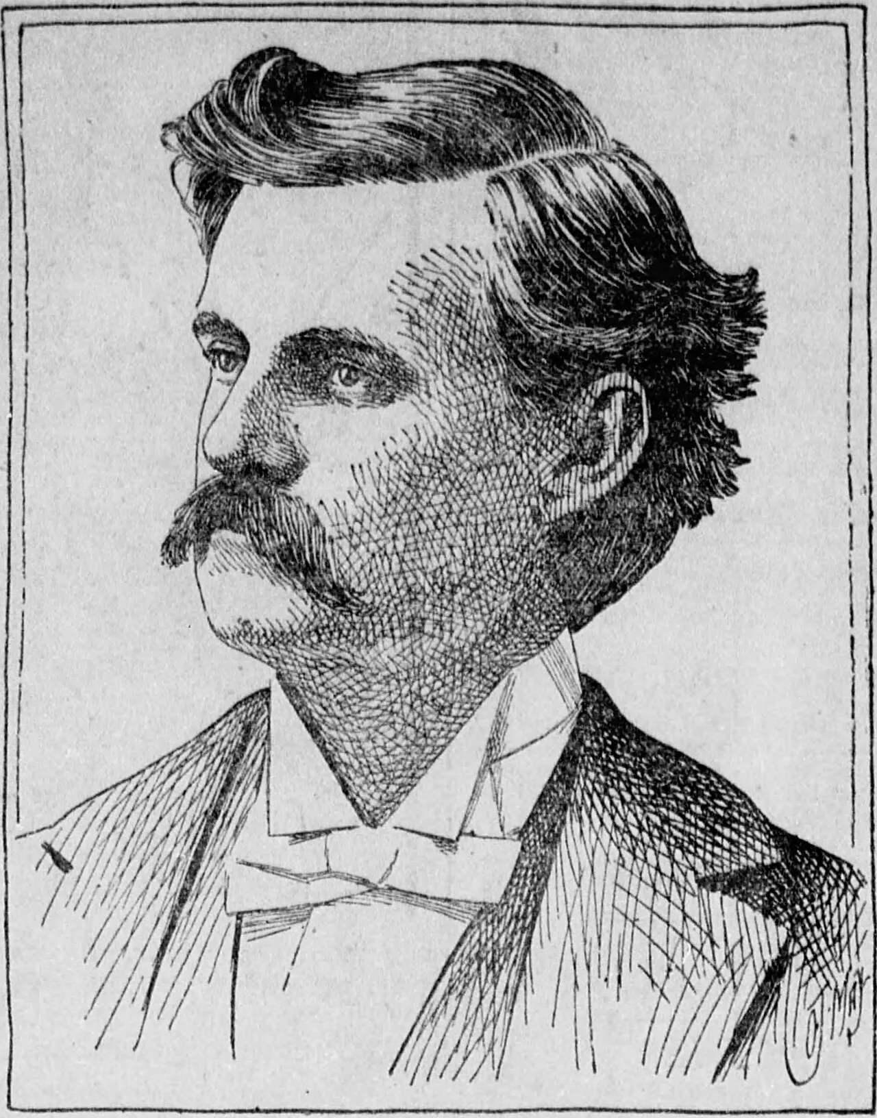 Porträt von Waller Thomas Burns (1858–1917) – Gedenkseite