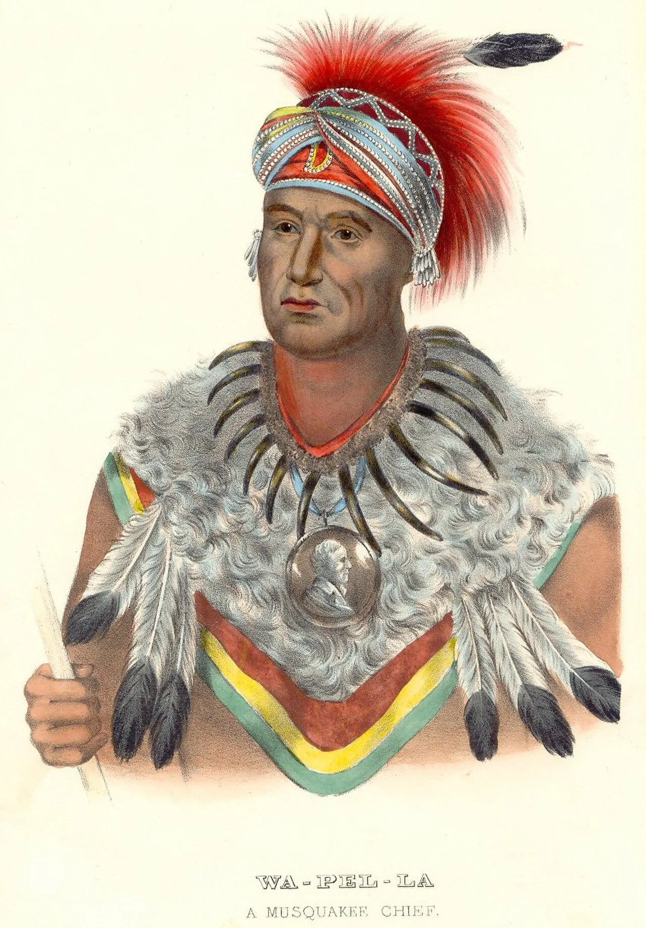 Porträt von Wapello (1787–1842) – Gedenkseite