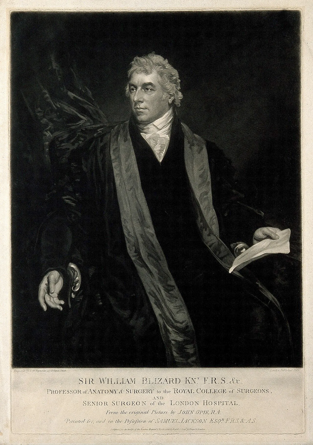 Porträt von William Blizard (1743–1835) – Gedenkseite
