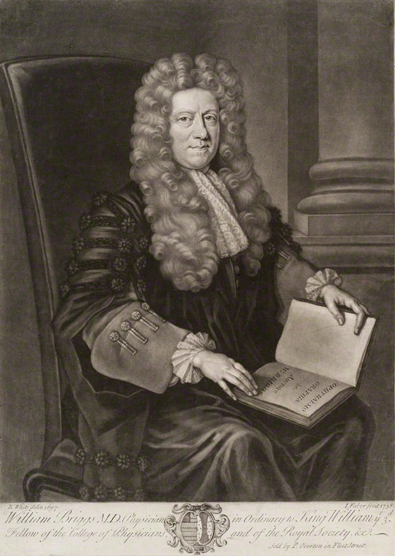 Portrait of William Briggs (1642–1704) – memorial page