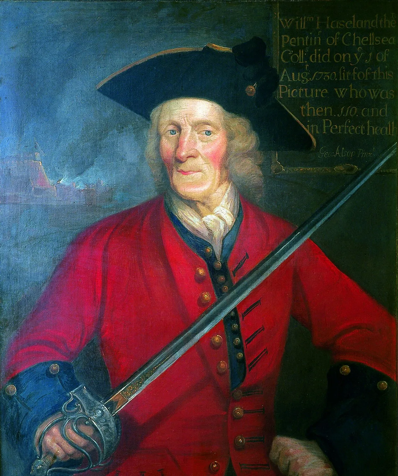 Porträt von William Hiseland (1620–1732) – Gedenkseite