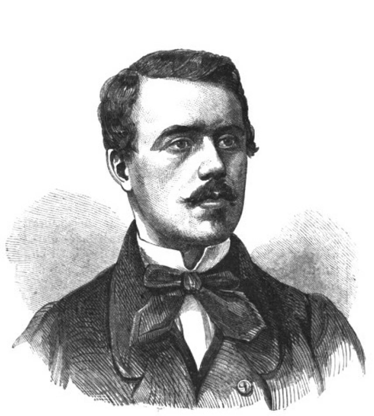 Porträt von Georges Ganier d'Abin (1840–1873) – Gedenkseite