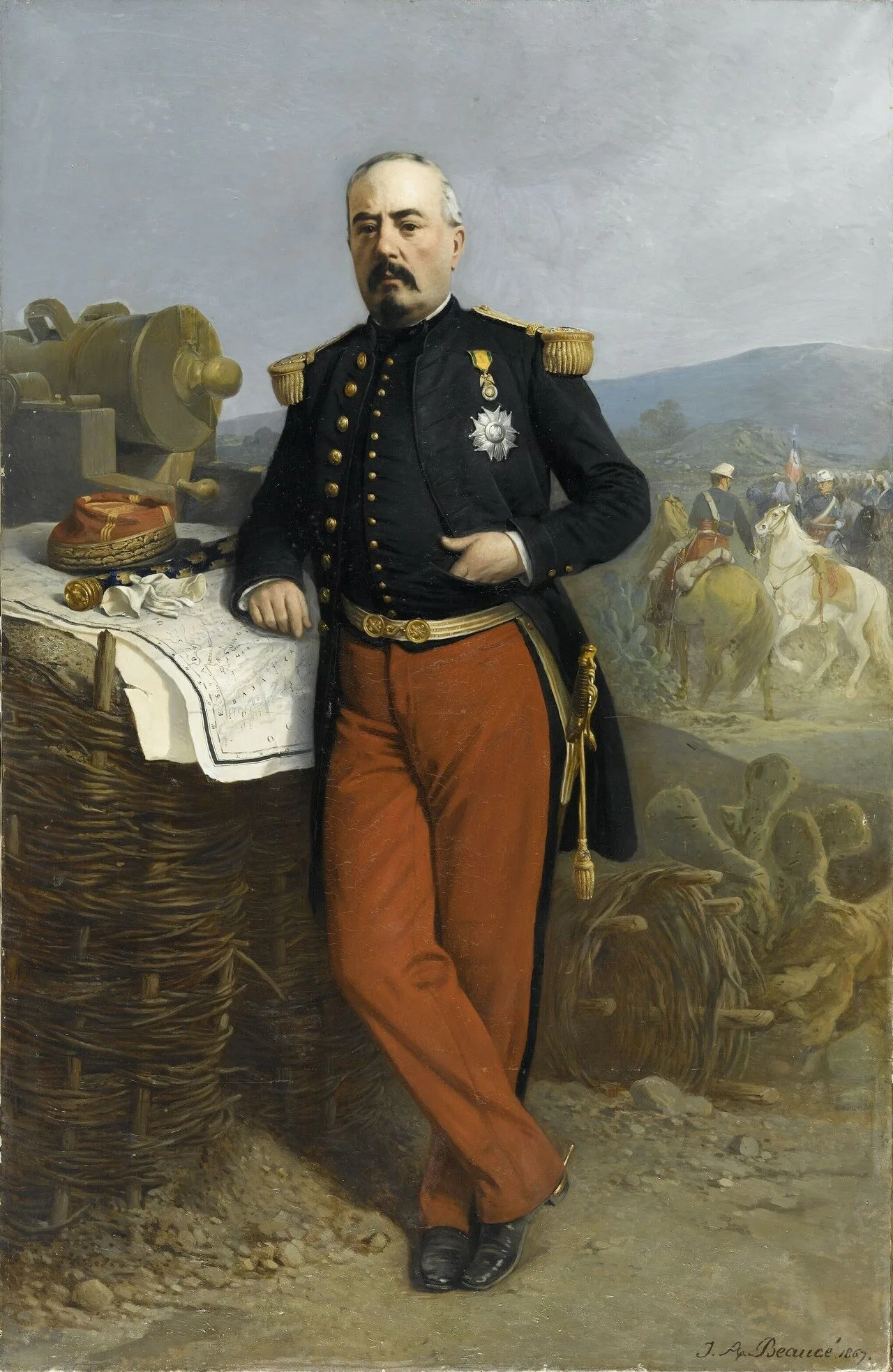 Portrait of François-Achille Bazaine (1811–1888) – memorial page