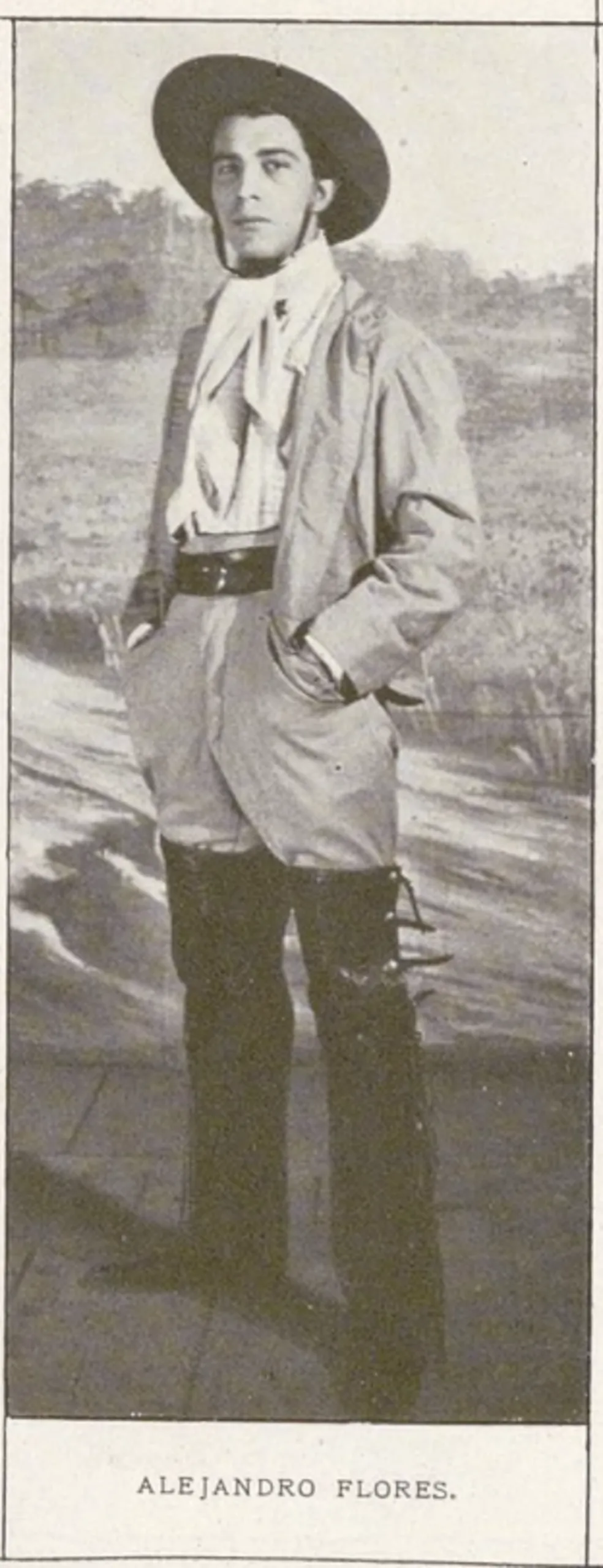 Porträt von Alejandro Flores (1896–1962) – Gedenkseite