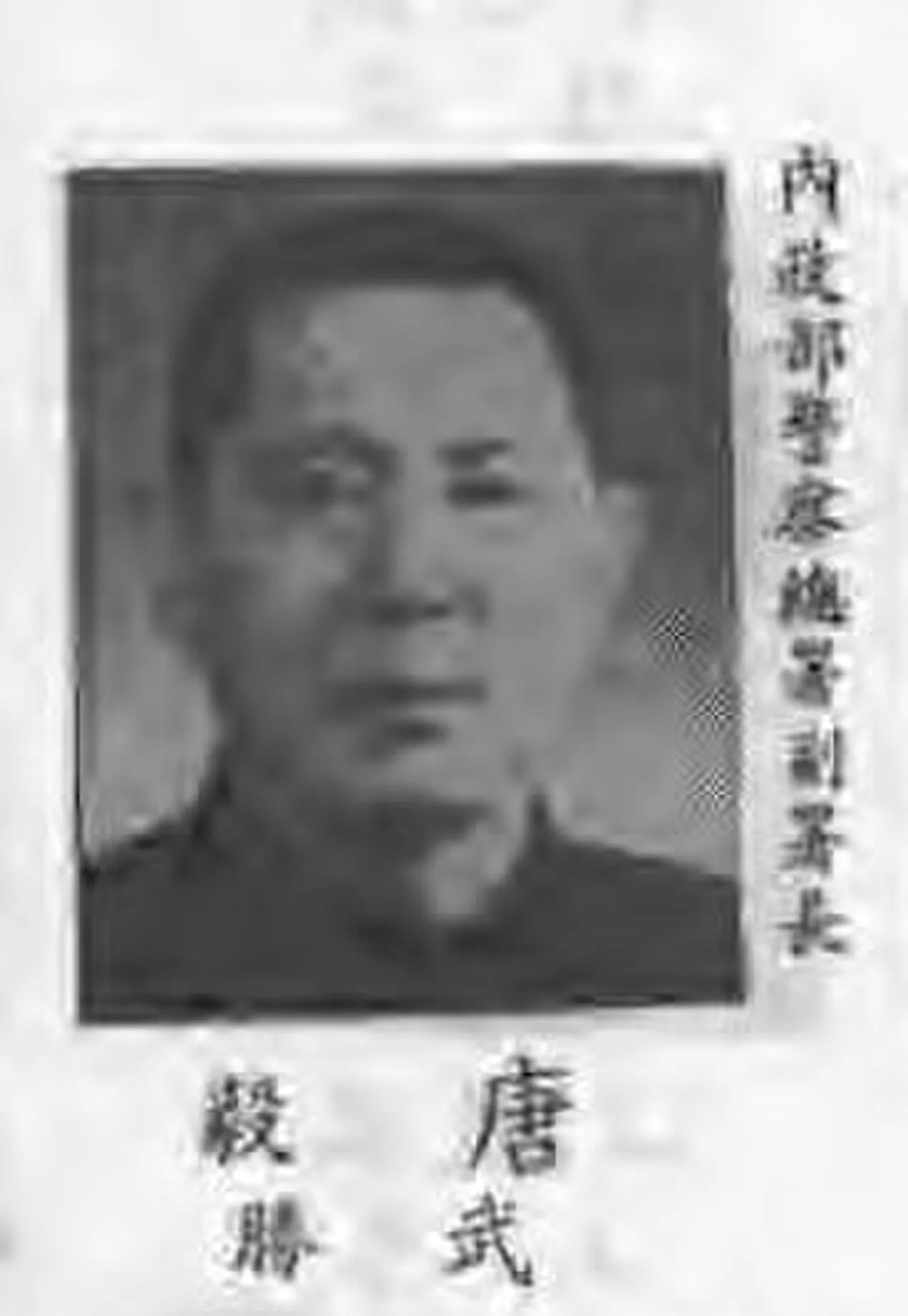 Porträt von Tang Yi (1903–1973) – Gedenkseite