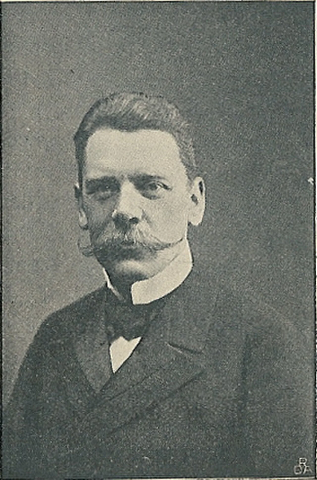 Portrait of Karl Larsen (1860–1931) – memorial page