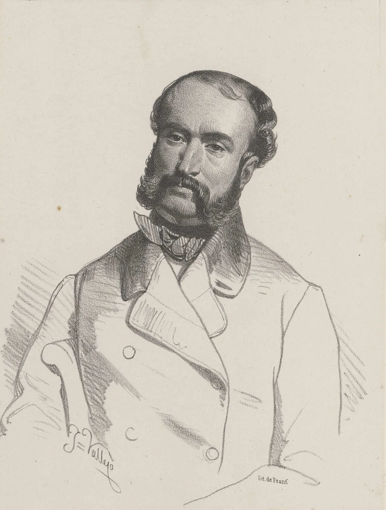 Porträt von Manuel de Bertemati y Troncoso (1824–1890) – Gedenkseite