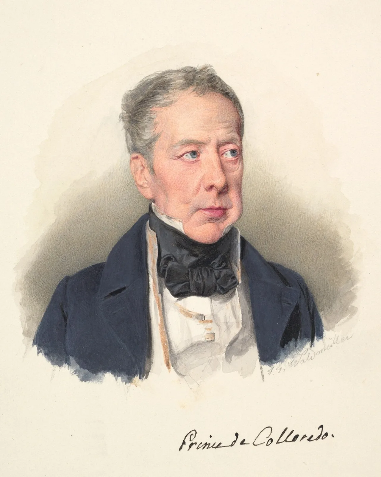 Porträt von Rudolph Joseph von Colloredo-Mansfeld (1772–1843) – Gedenkseite