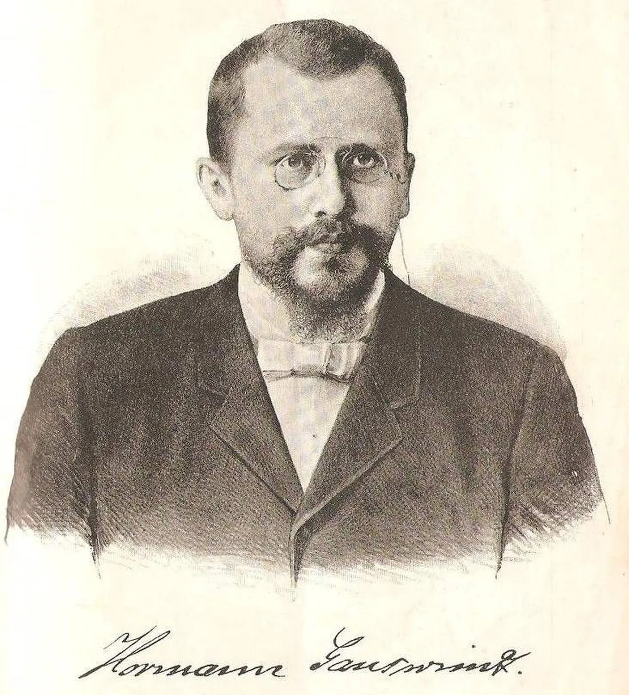 Porträt von Hermann Ganswindt (1856–1934) – Gedenkseite
