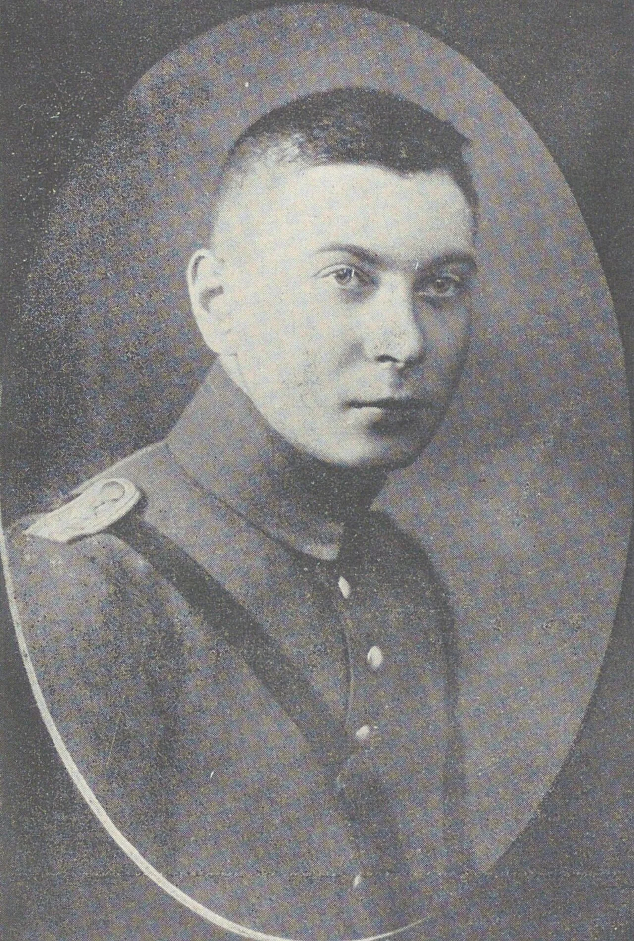 Porträt von Walter Larysz (1898–1921) – Gedenkseite