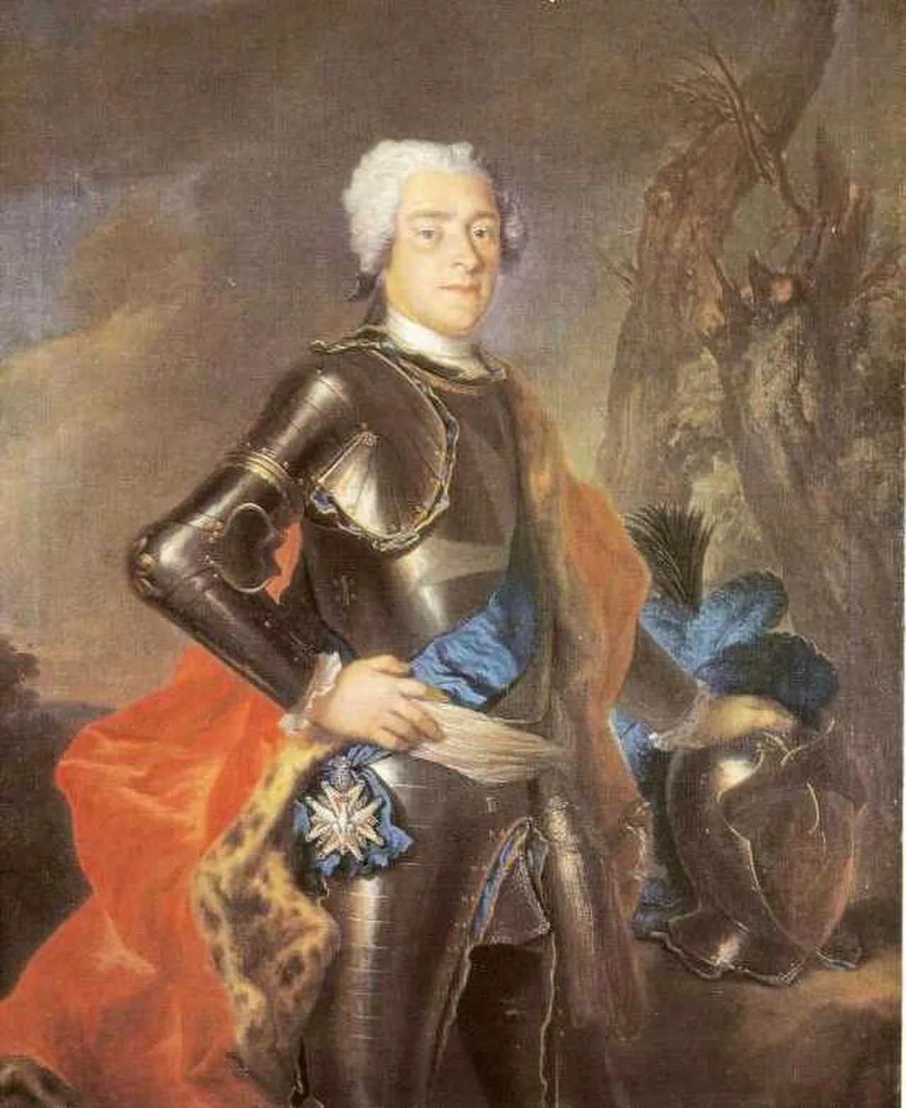 Porträt von Johann Georg von Sachsen (1704–1774) – Gedenkseite