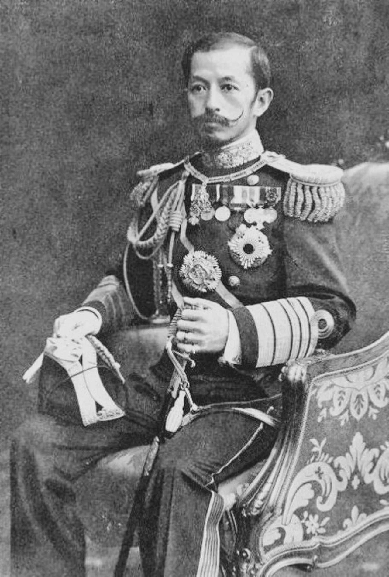 Porträt von Prince Arisugawa Takehito (1862–1913) – Gedenkseite