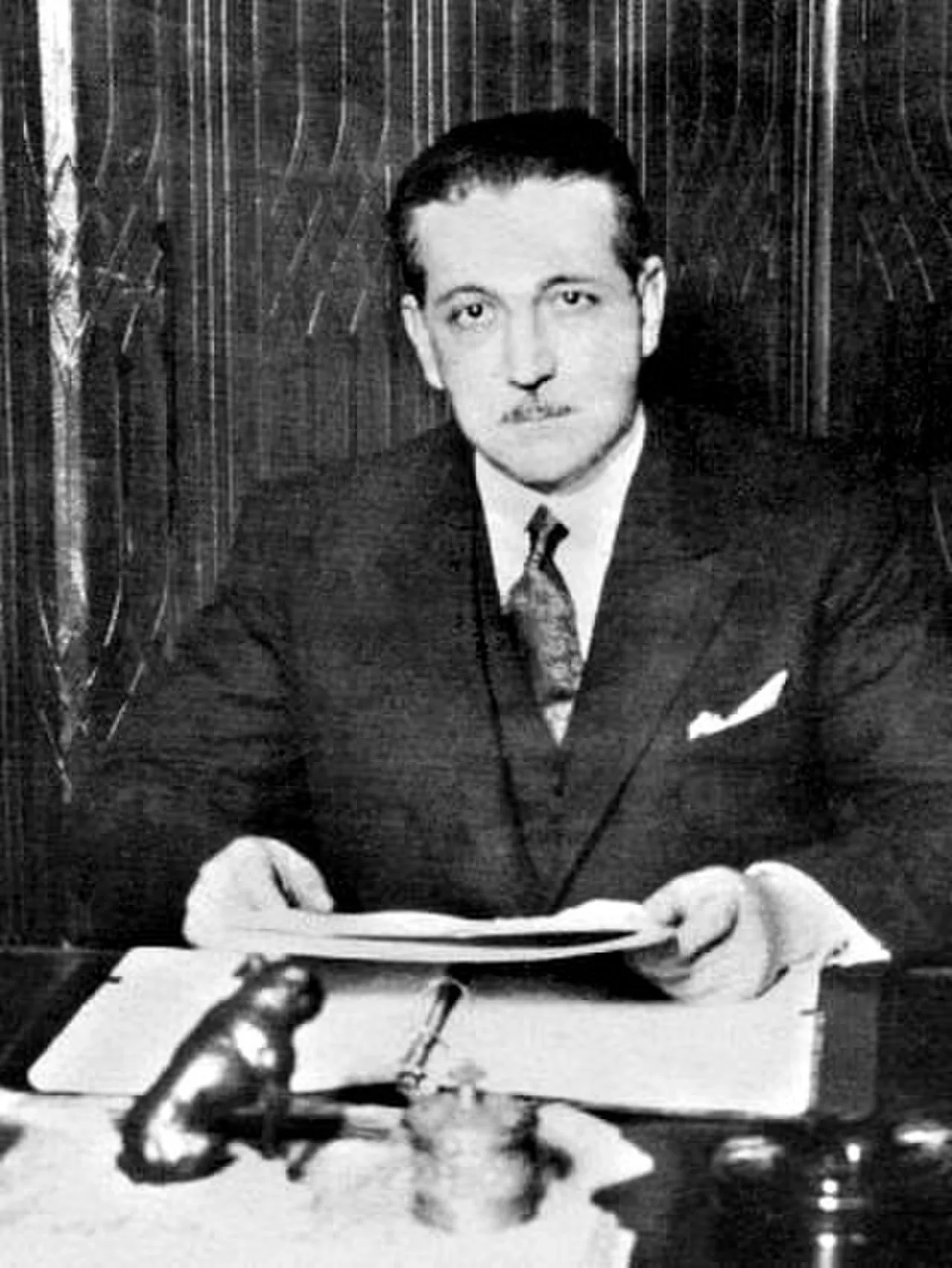 Porträt von Alfredo Baldomir (1884–1948) – Gedenkseite