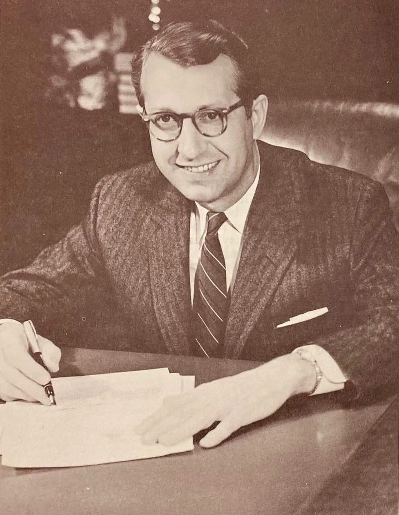 Porträt von George Michael Leader (1918–2013) – Gedenkseite