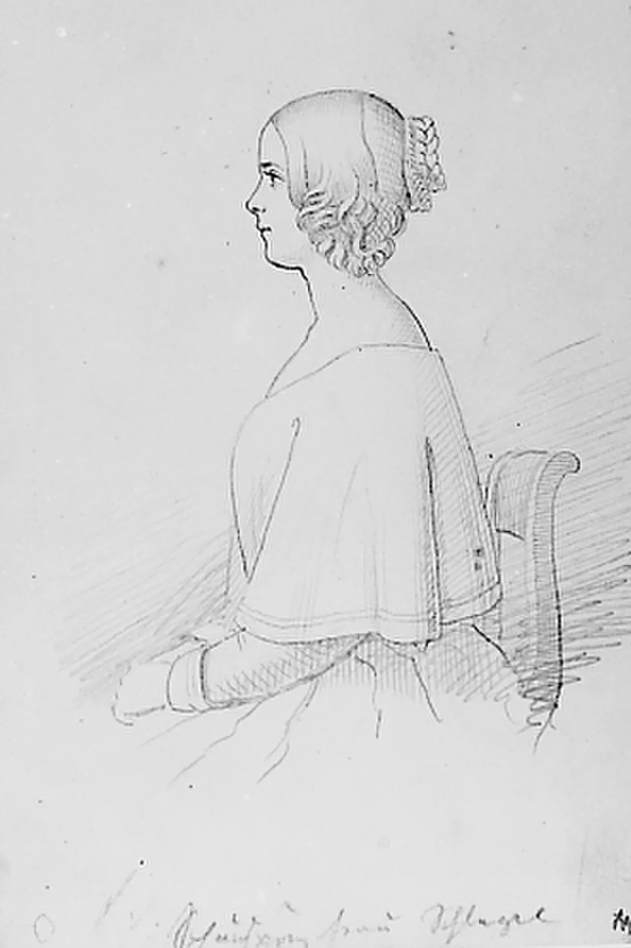 Porträt von Mathilde Schlegel (1825–1848) – Gedenkseite