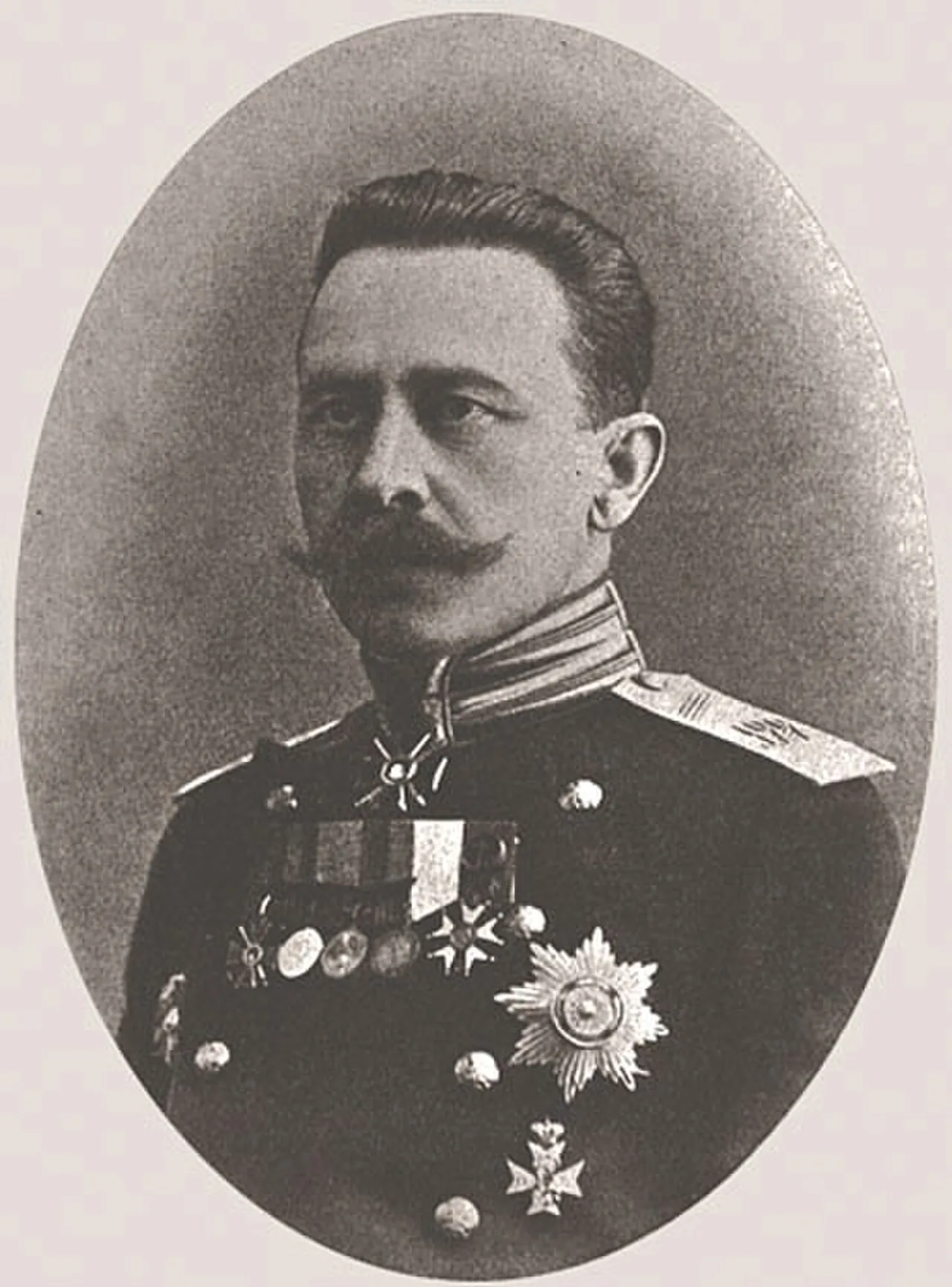 Porträt von Wladislaw Napoleonowitsch Klembowski (1860–1921) – Gedenkseite
