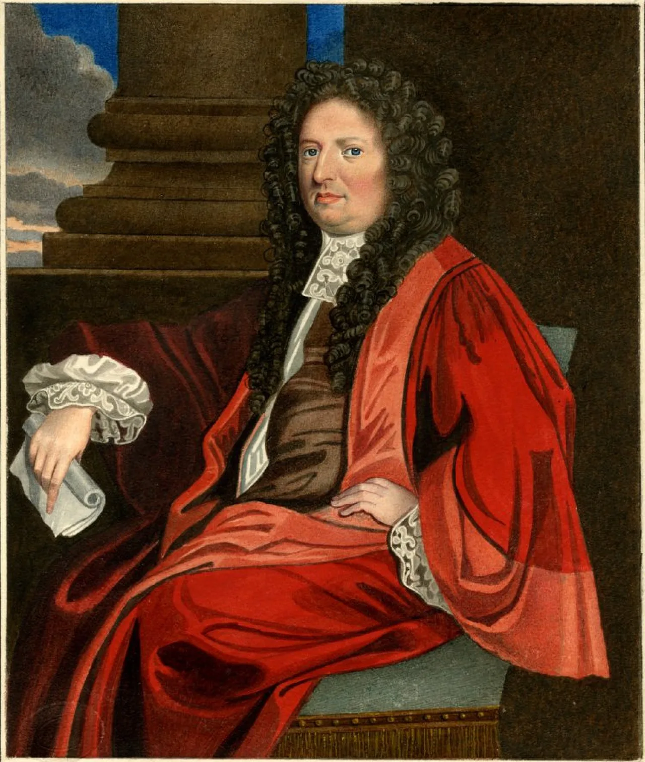 Porträt von Robert Plot (1640–1696) – Gedenkseite