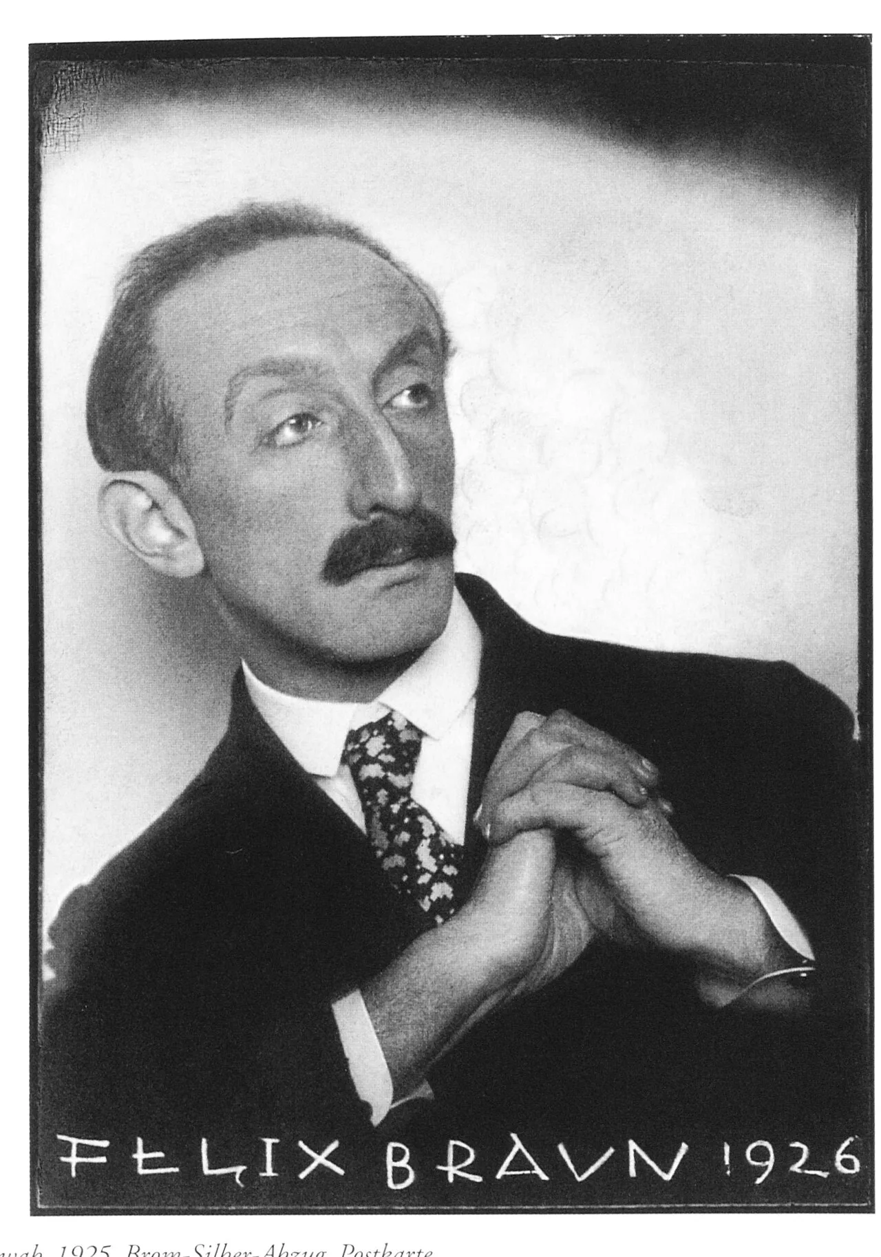 Porträt von Felix Braun (1885–1973) – Gedenkseite