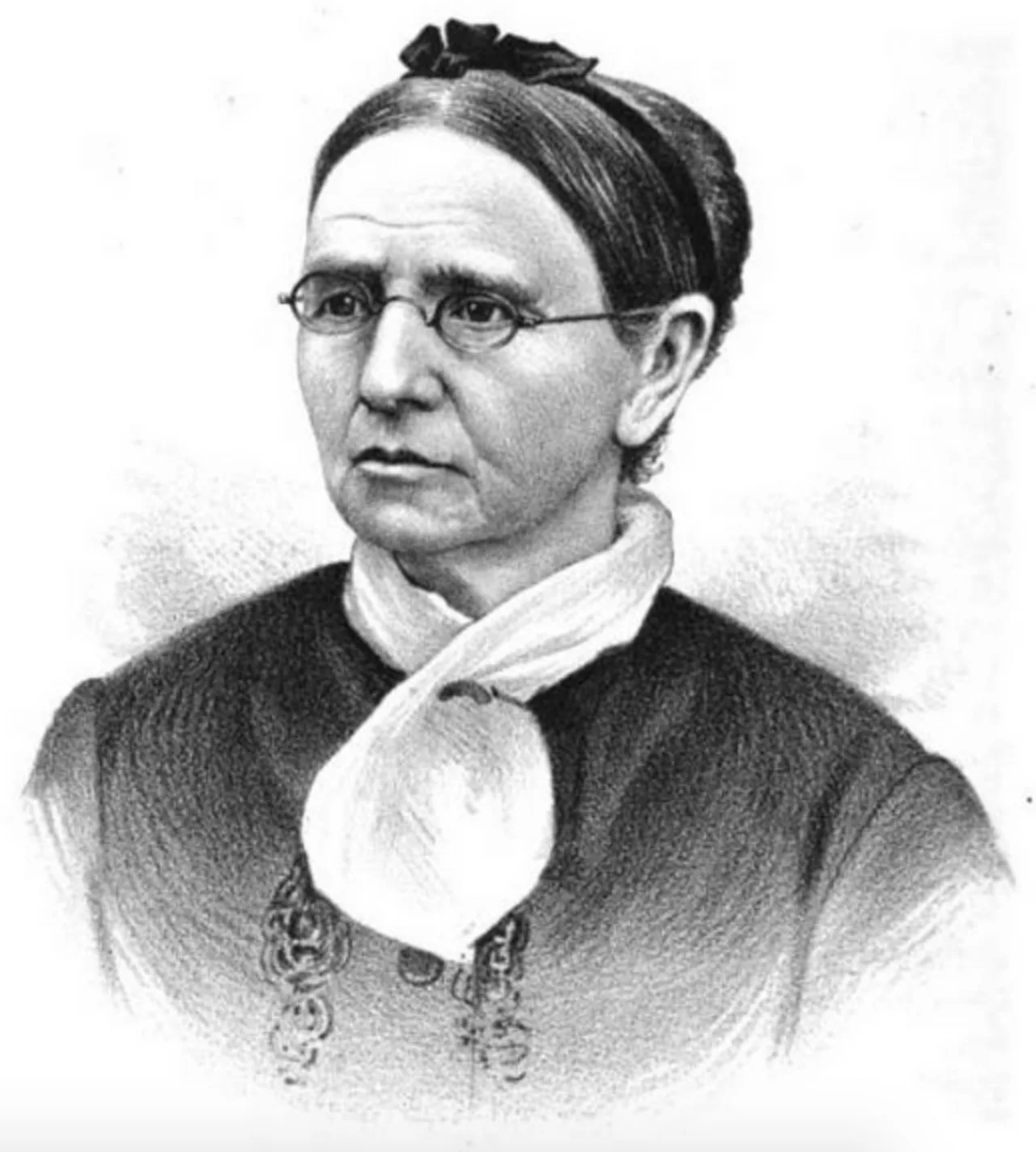 Porträt von Mehitable E. Woods (1813–1891) – Gedenkseite
