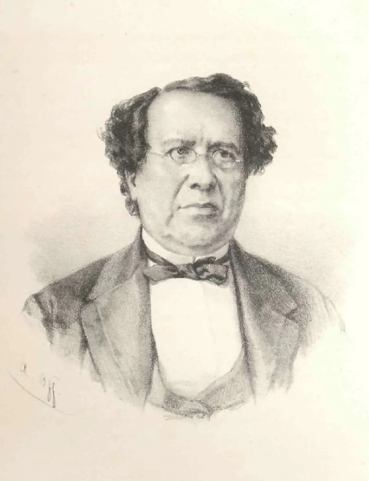 Porträt von Francisco de Sales Torres Homem, Viscount of Inhomirim (1812–1876) – Gedenkseite