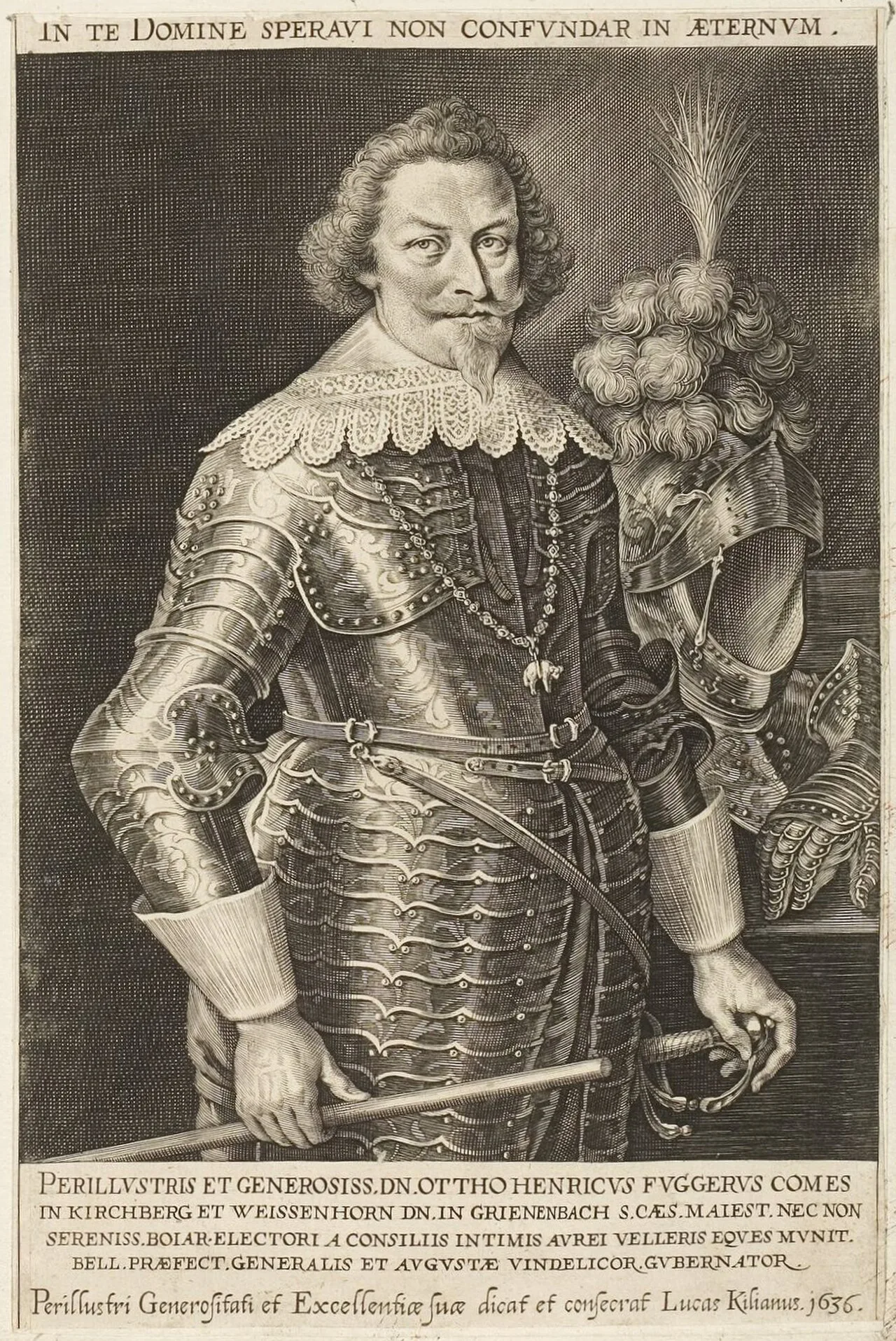 Porträt von Otto Heinrich Fugger (1592–1644) – Gedenkseite