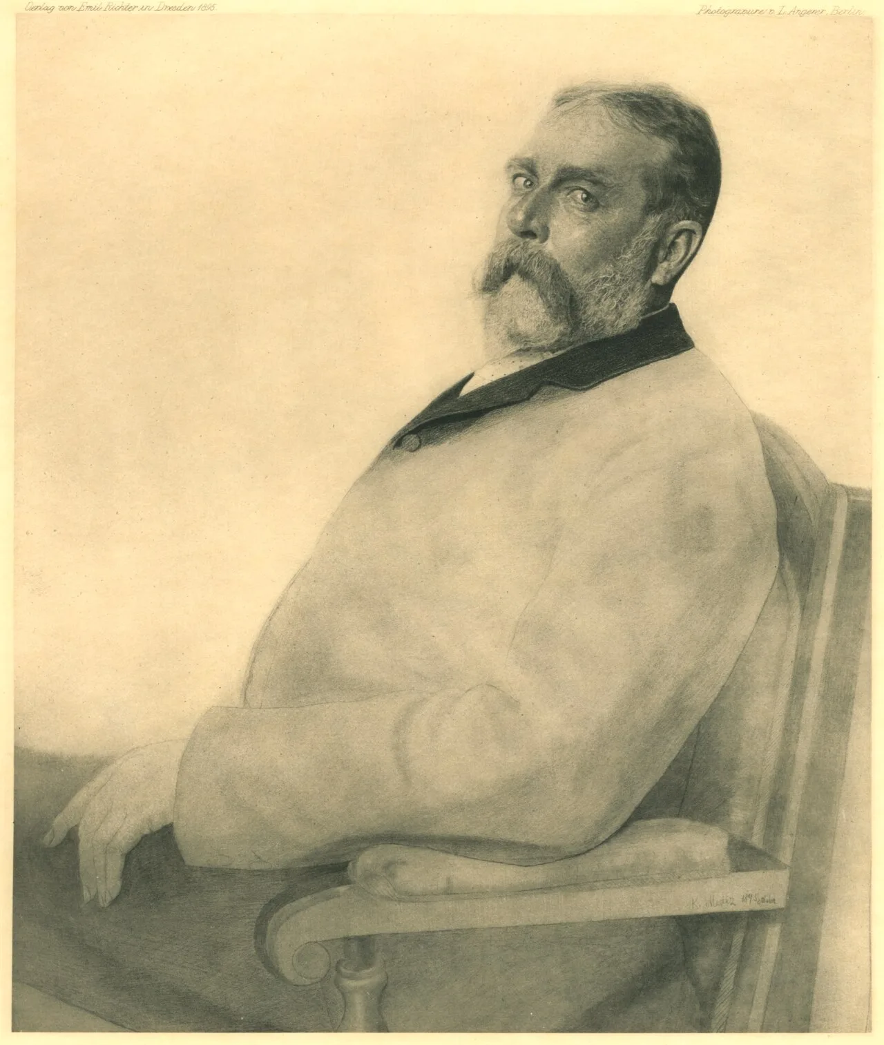 Porträt von Karl Woermann (1844–1933) – Gedenkseite