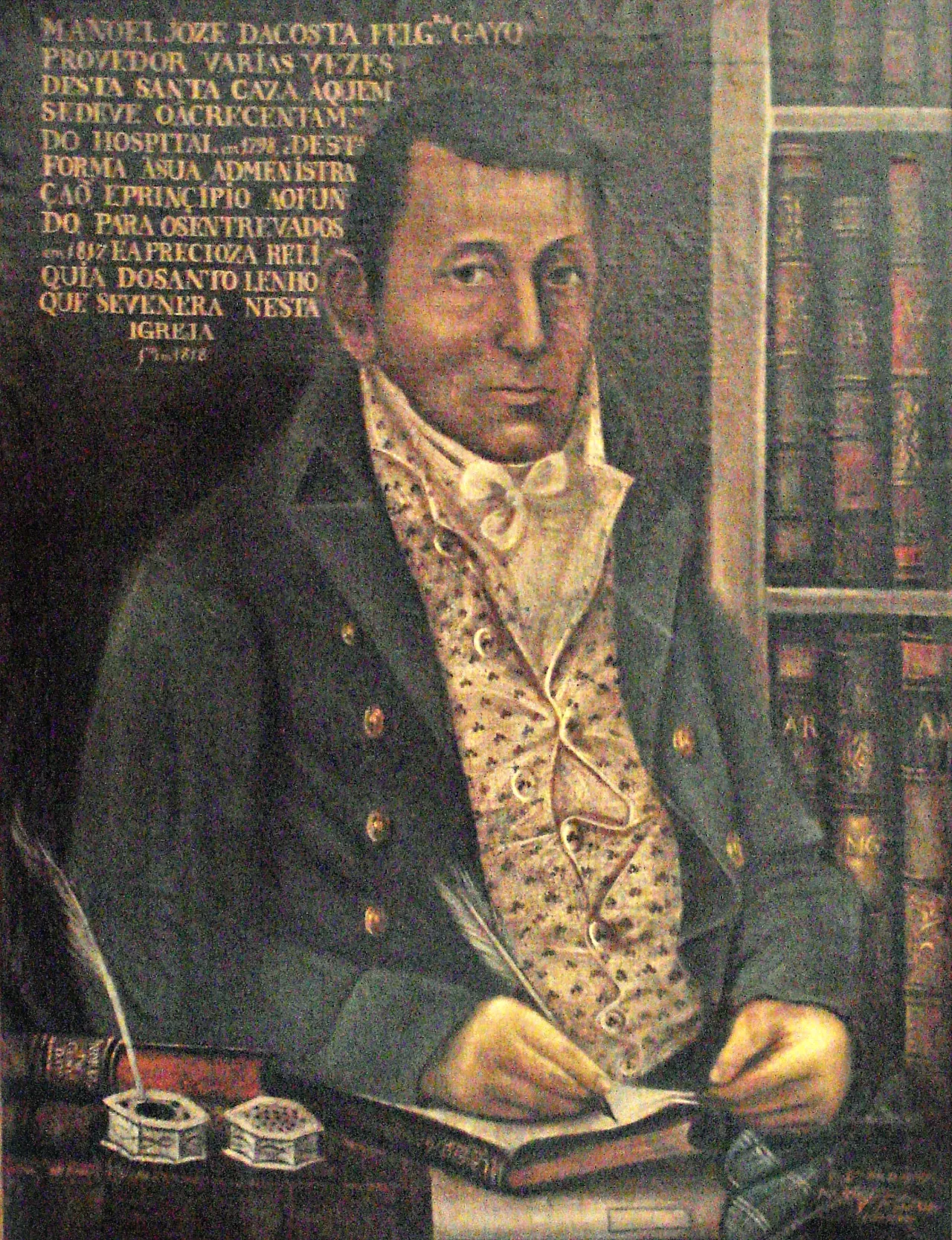Porträt von Manuel José da Costa Felgueiras Gayo (1750–1831) – Gedenkseite