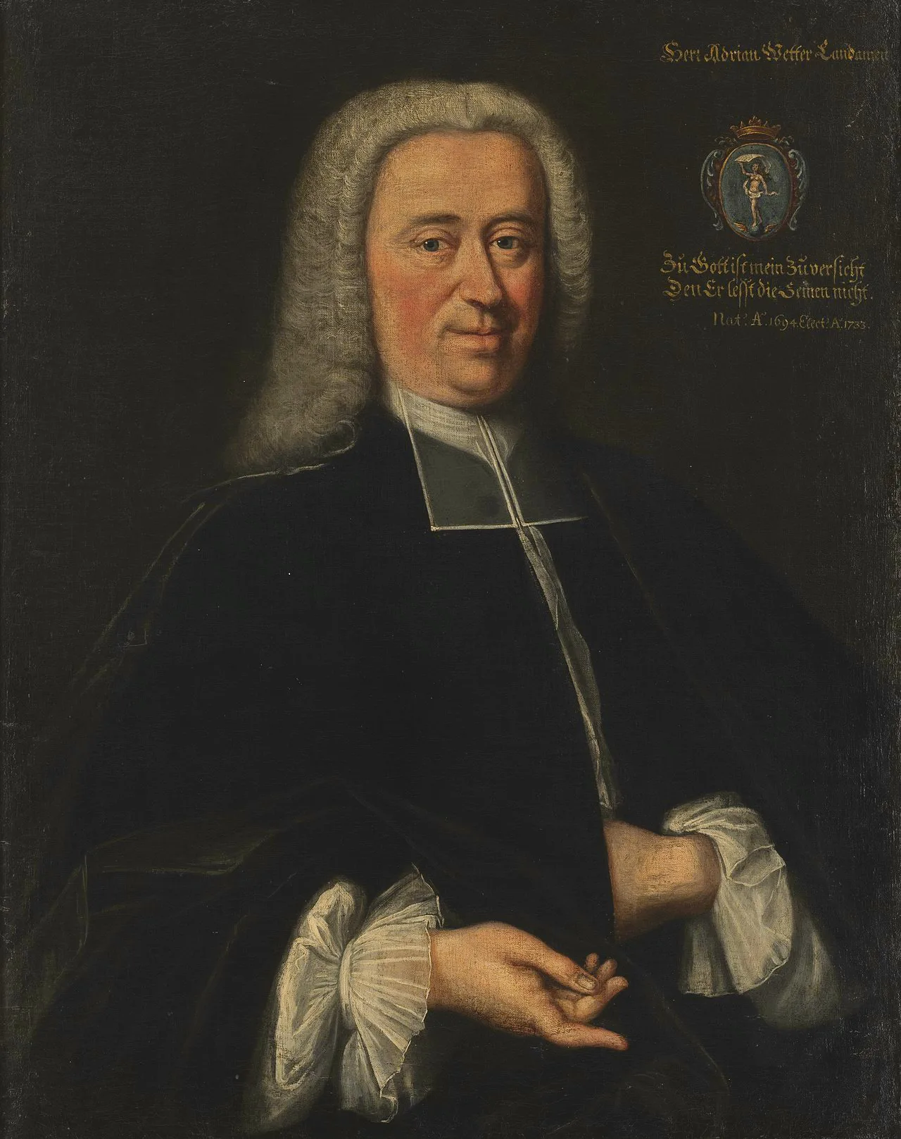 Portrait of Adrian Wetter (1694–1764) – memorial page