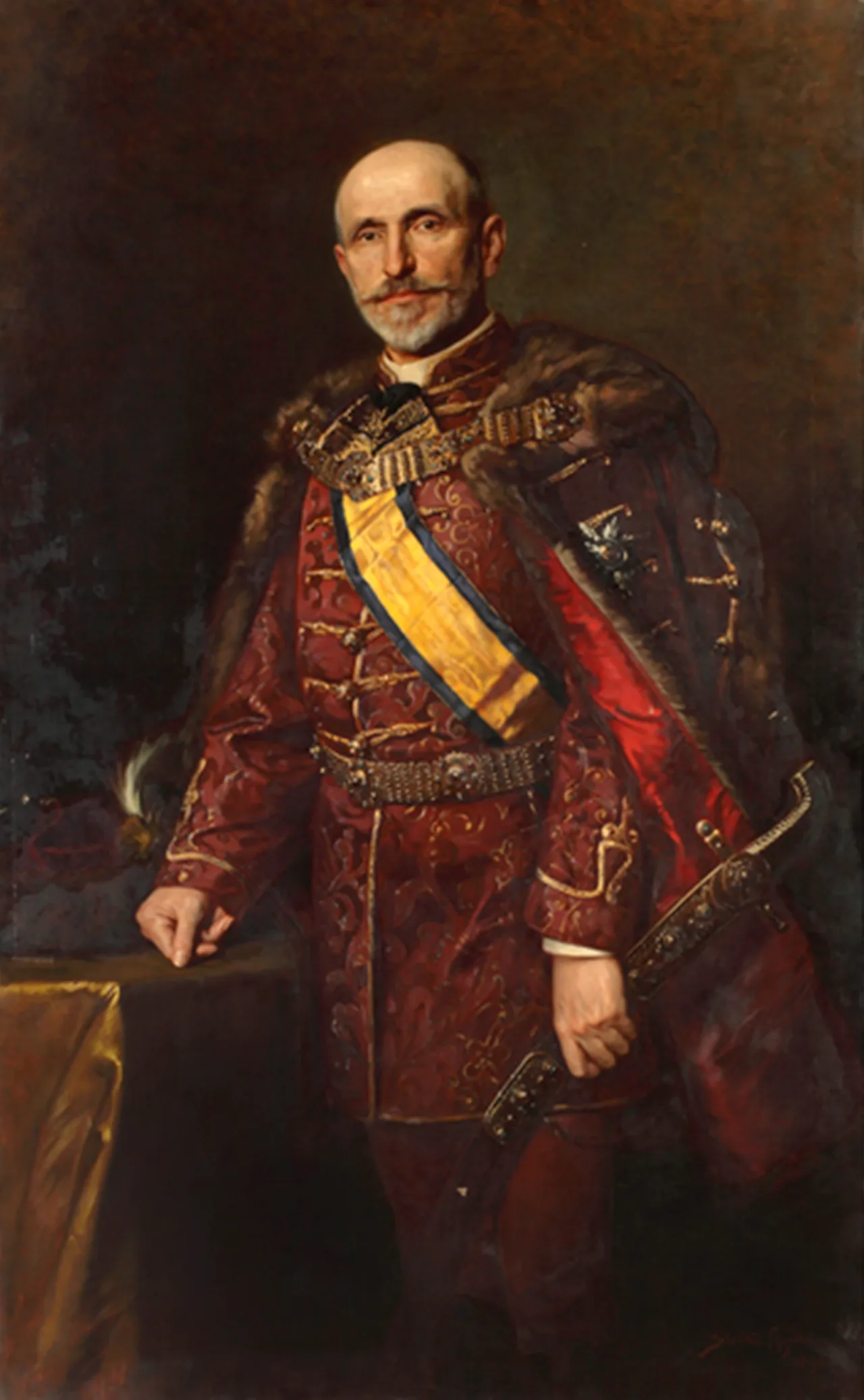 Porträt von Ernő Dániel (1843–1923) – Gedenkseite