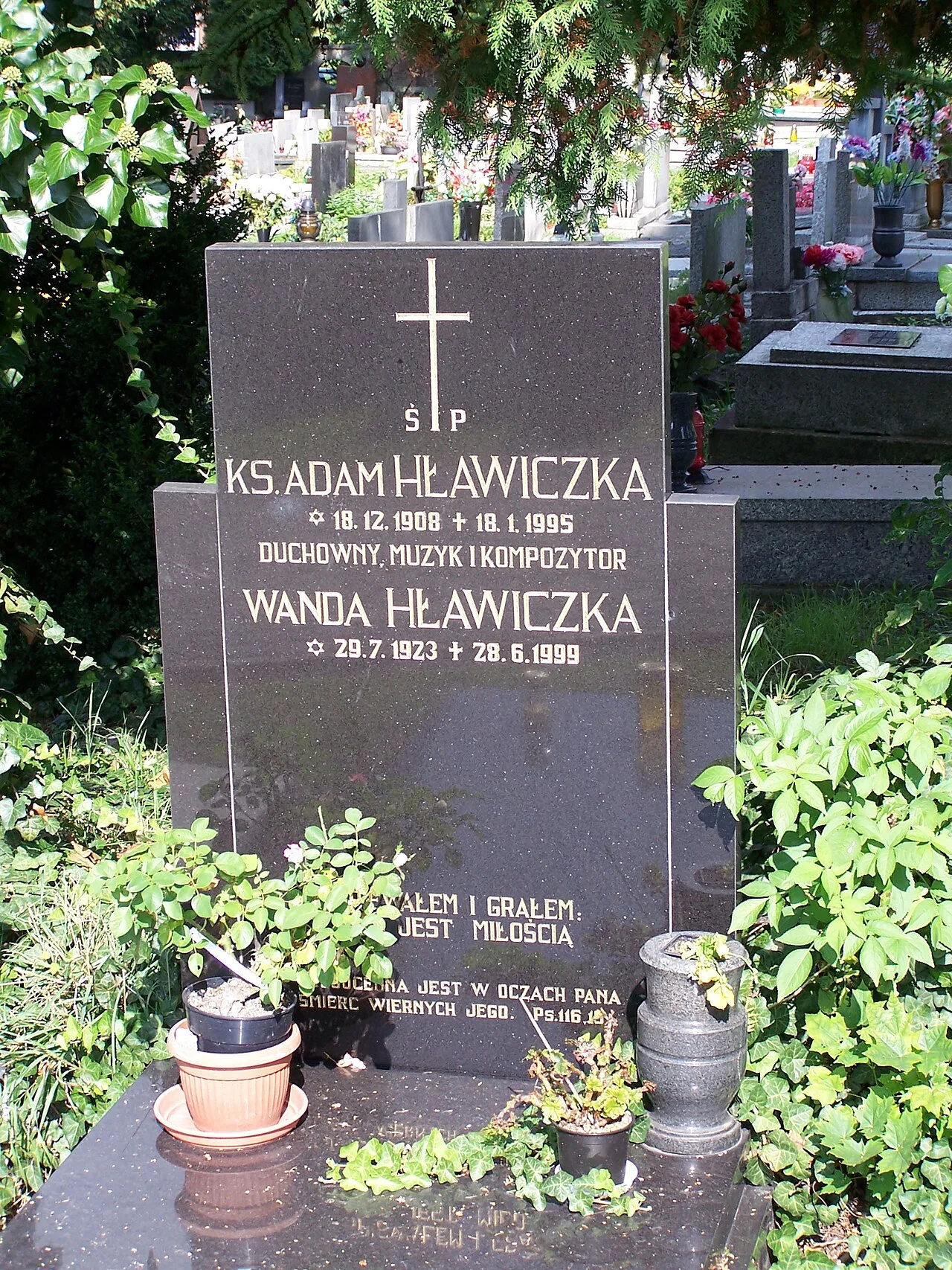 Porträt von Adam Hławiczka (1908–1995) – Gedenkseite