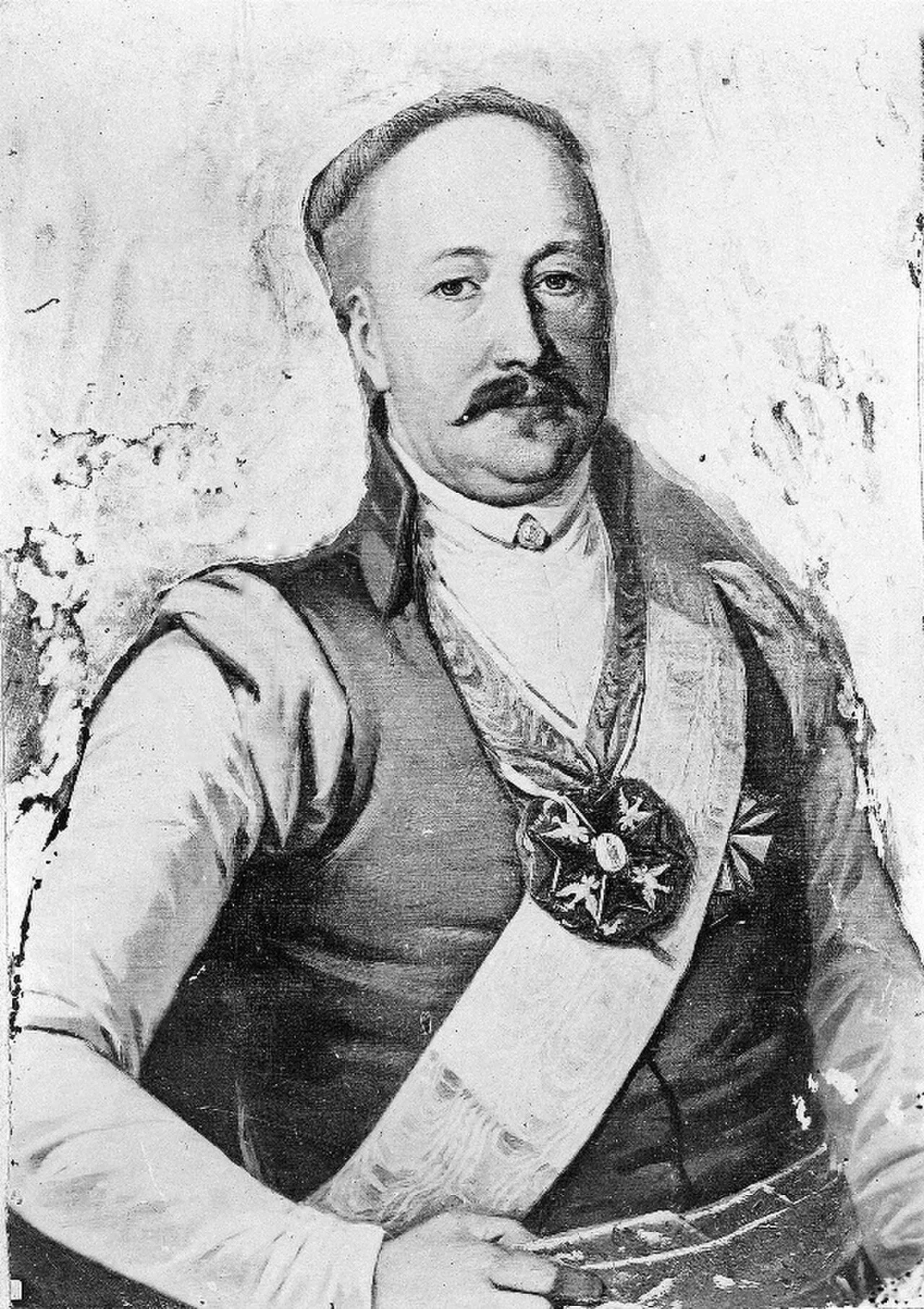 Porträt von Antoni Kossakowski (1735–1798) – Gedenkseite