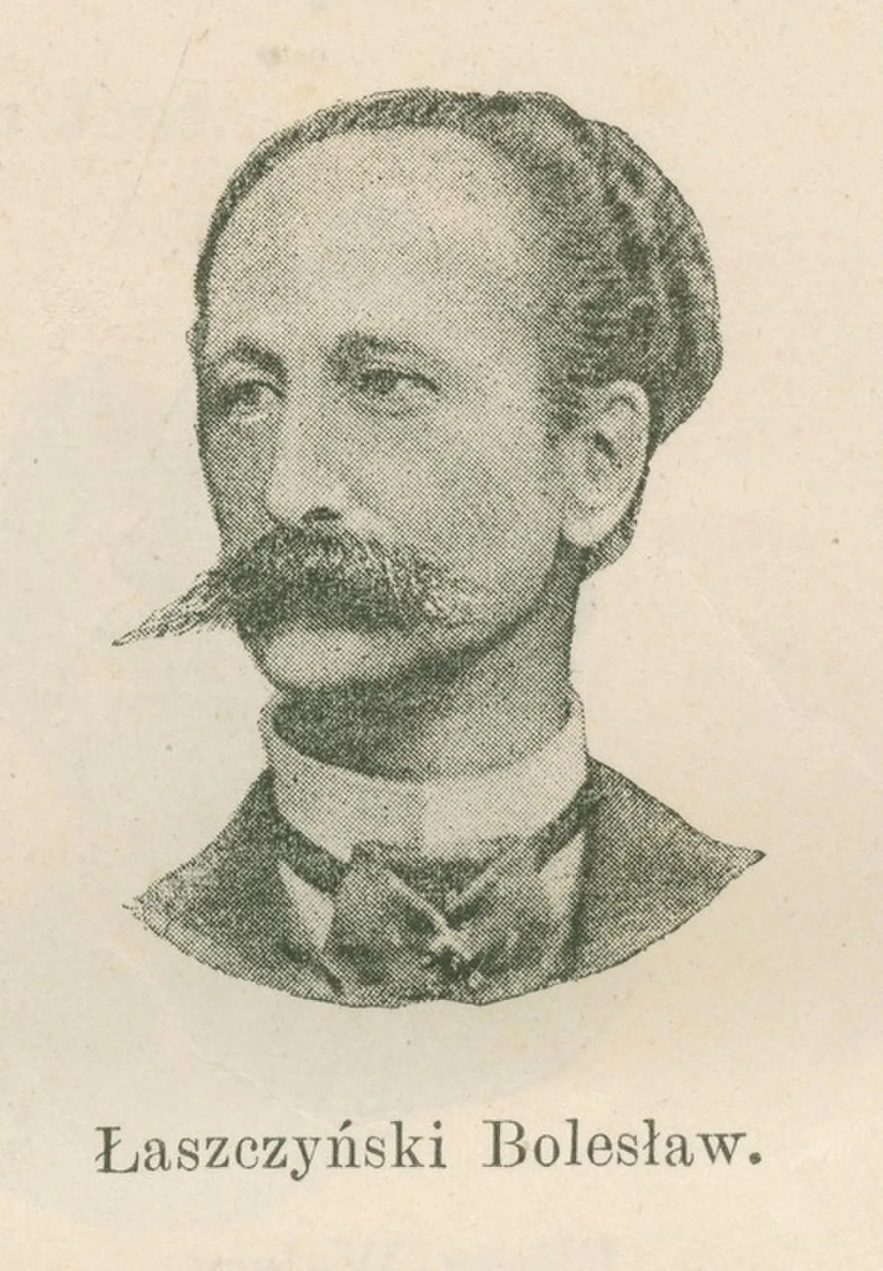Porträt von Boleslaw Laszczynski (1842–1909) – Gedenkseite