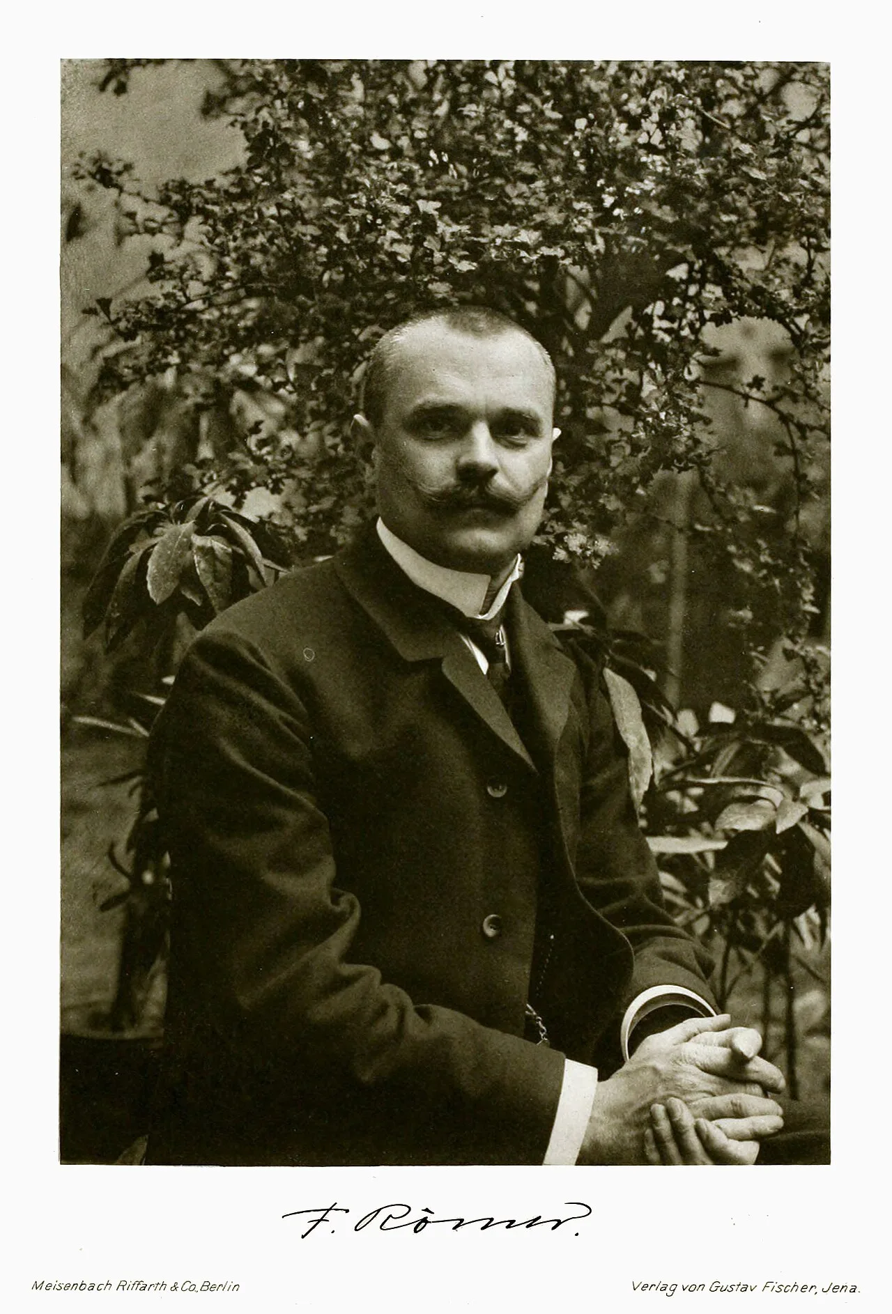 Portrait of Fritz Römer (1866–1909) – memorial page