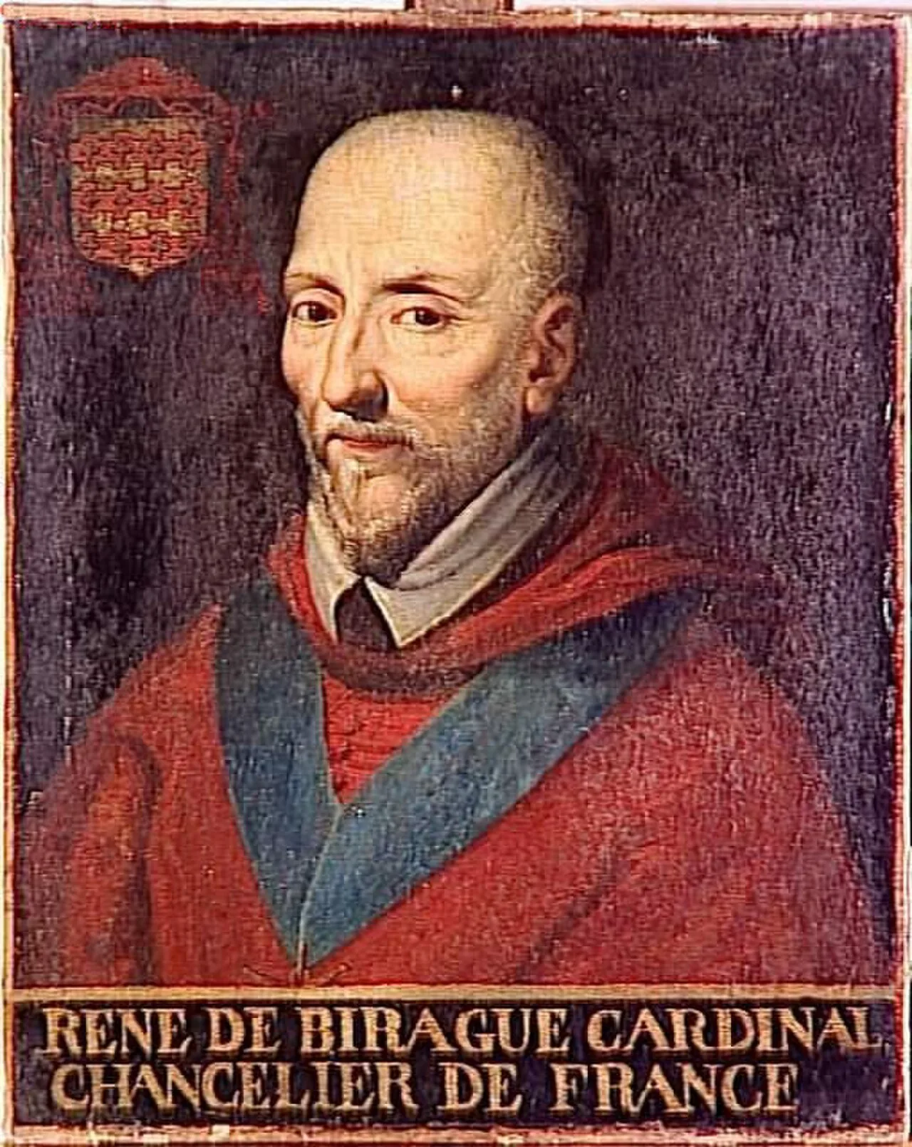 Porträt von René de Birague (1506–1583) – Gedenkseite