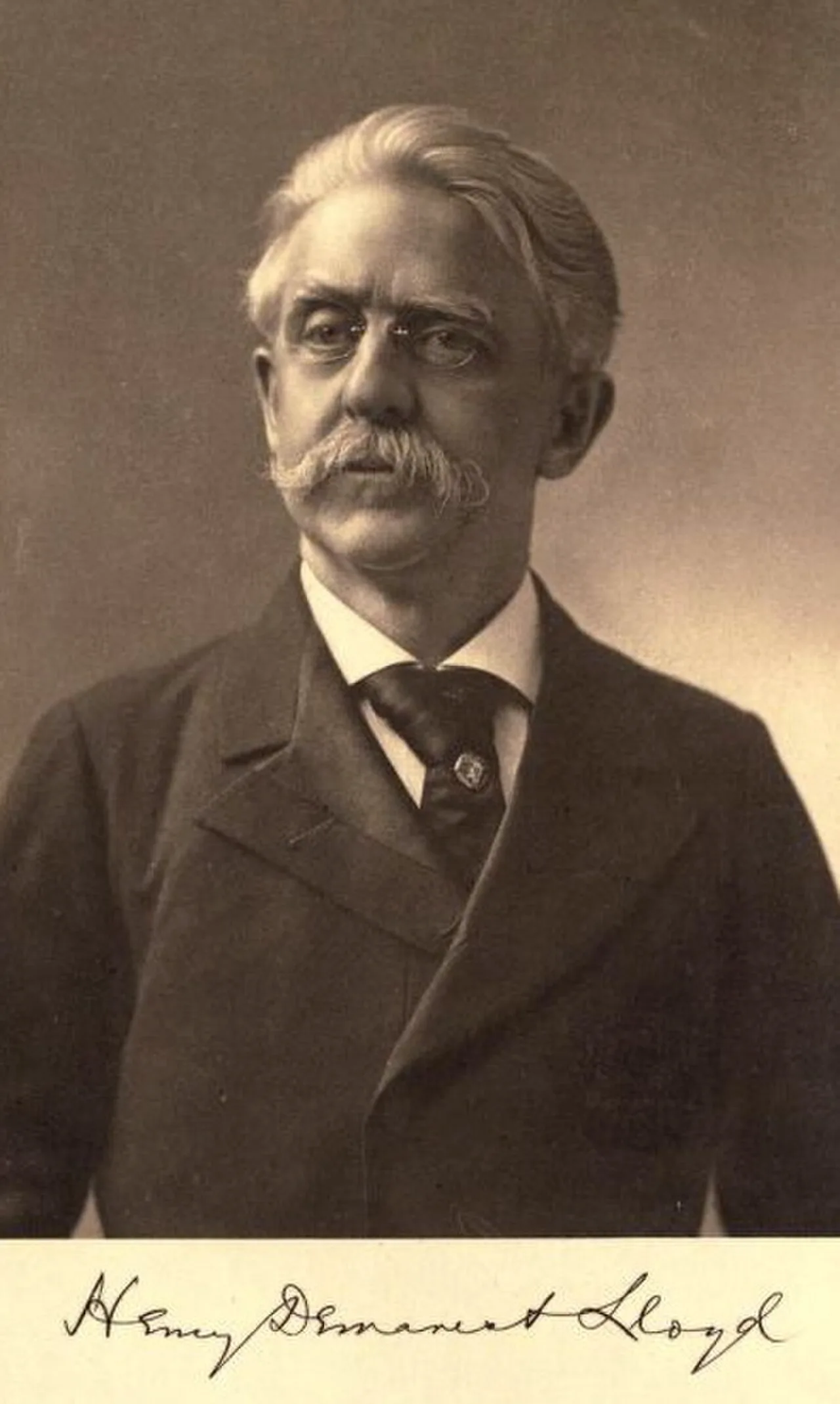 Porträt von Henry Demarest Lloyd (1847–1903) – Gedenkseite