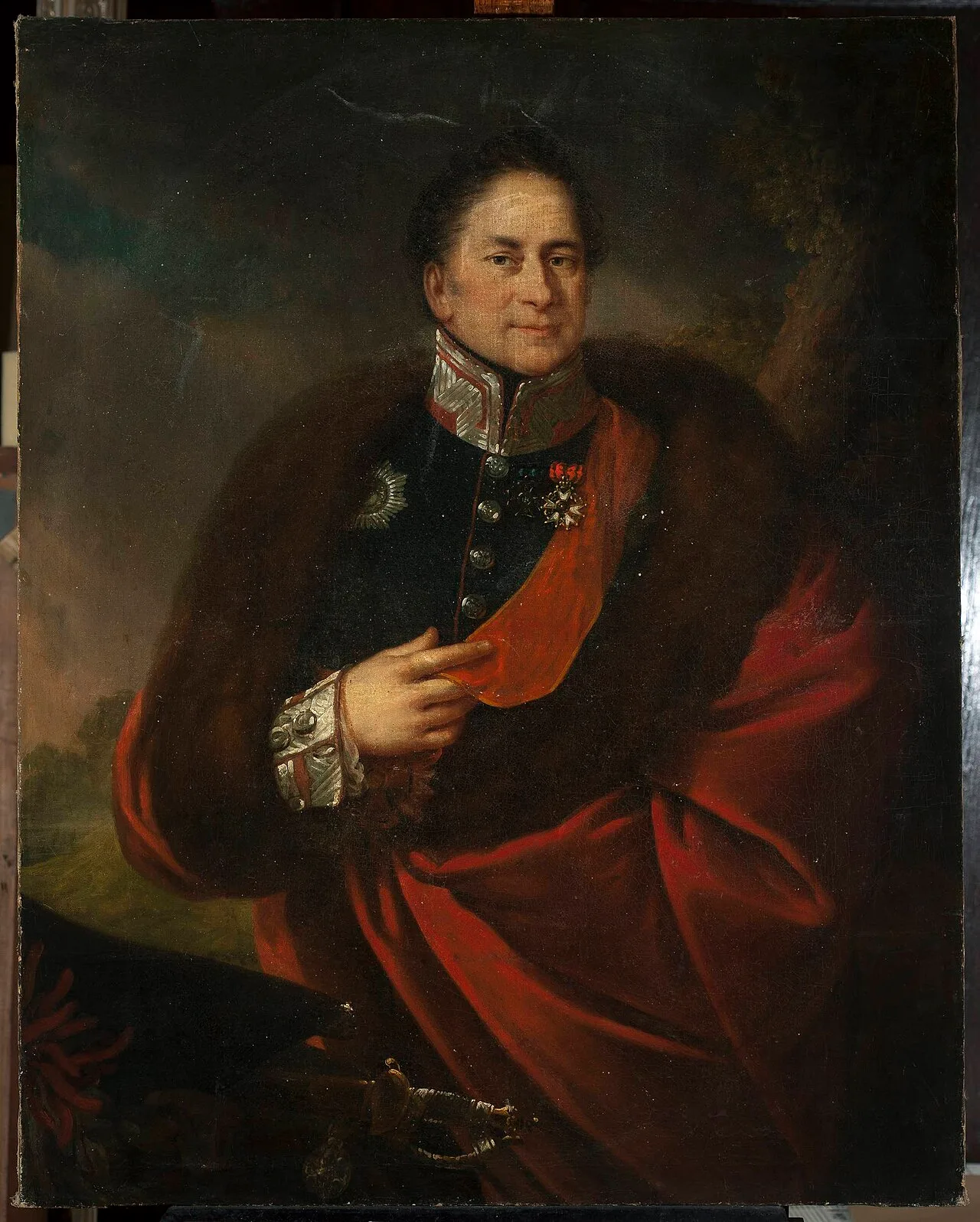 Porträt von Stanisław Aleksander Małachowski (1770–1849) – Gedenkseite